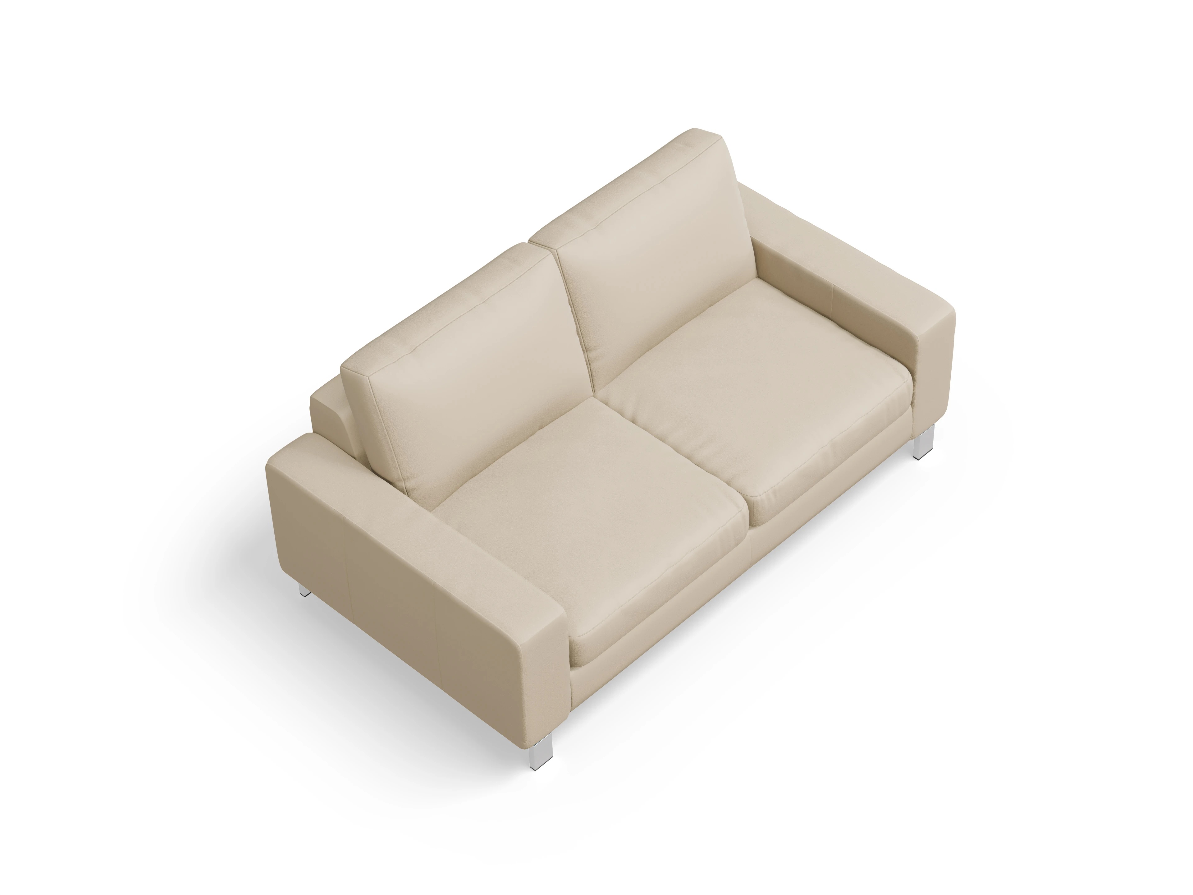 Indiana 2-Sitzer Sofa Large Ansicht des Produktes Indiana 2-Sitzer Sofa in Leder Beige