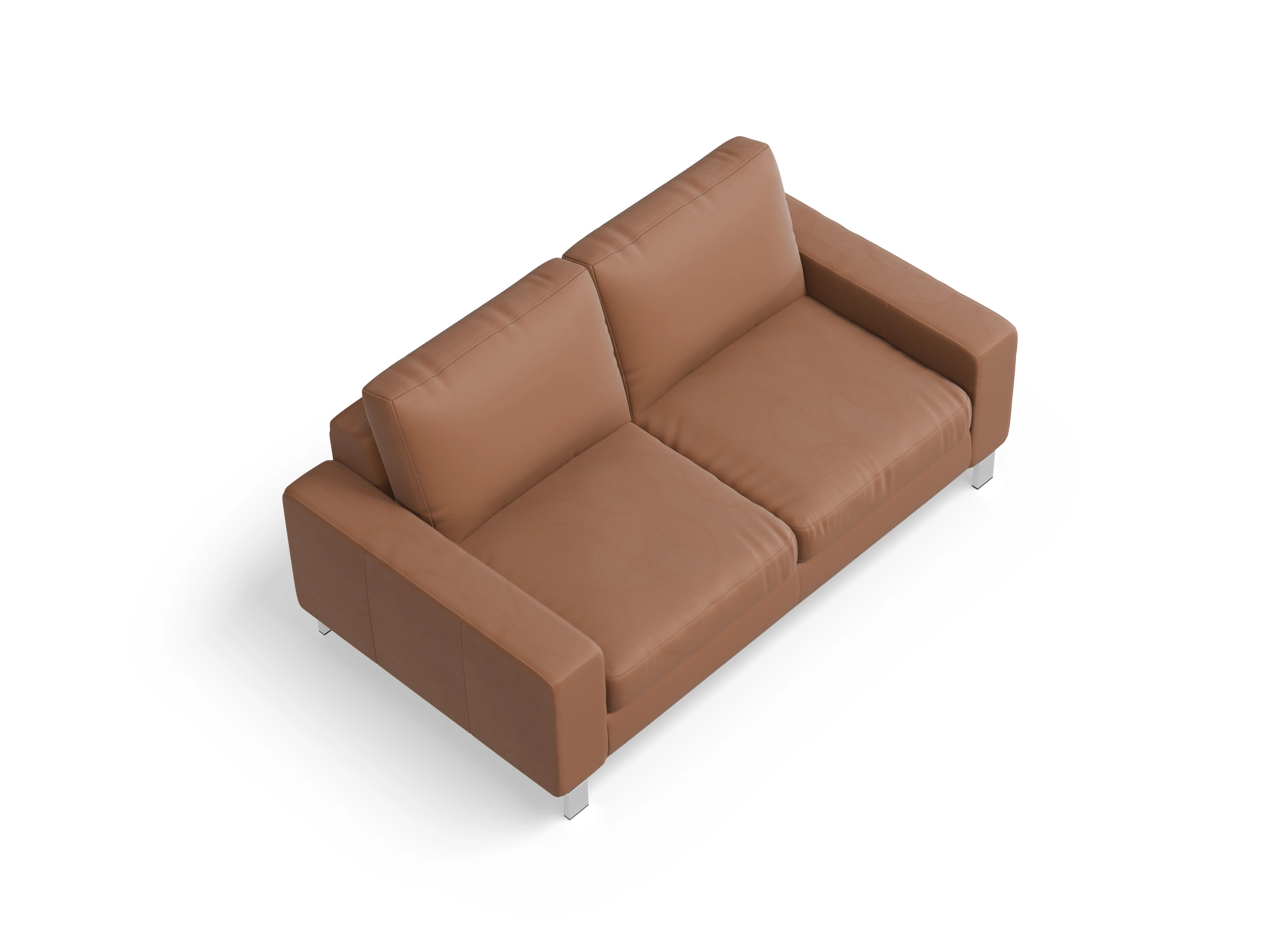 Indiana 2-Sitzer Sofa Large Ansicht des Produktes Indiana 2-Sitzer Sofa in Leder Braun