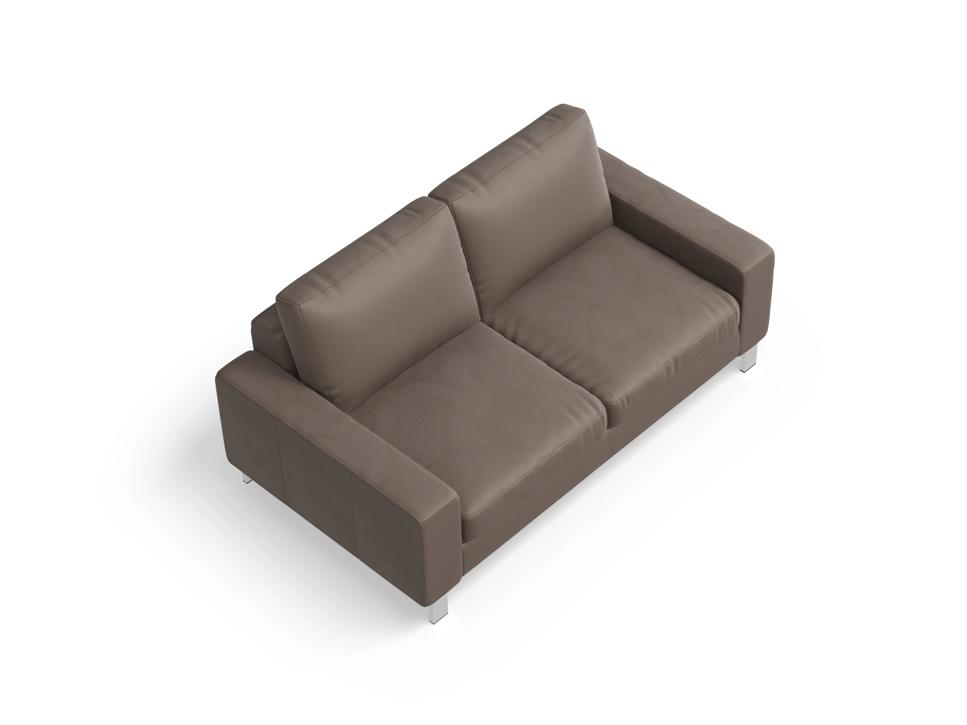 Indiana 2-Sitzer Sofa Large Ansicht des Produktes Indiana 2-Sitzer Sofa in Leder Braun