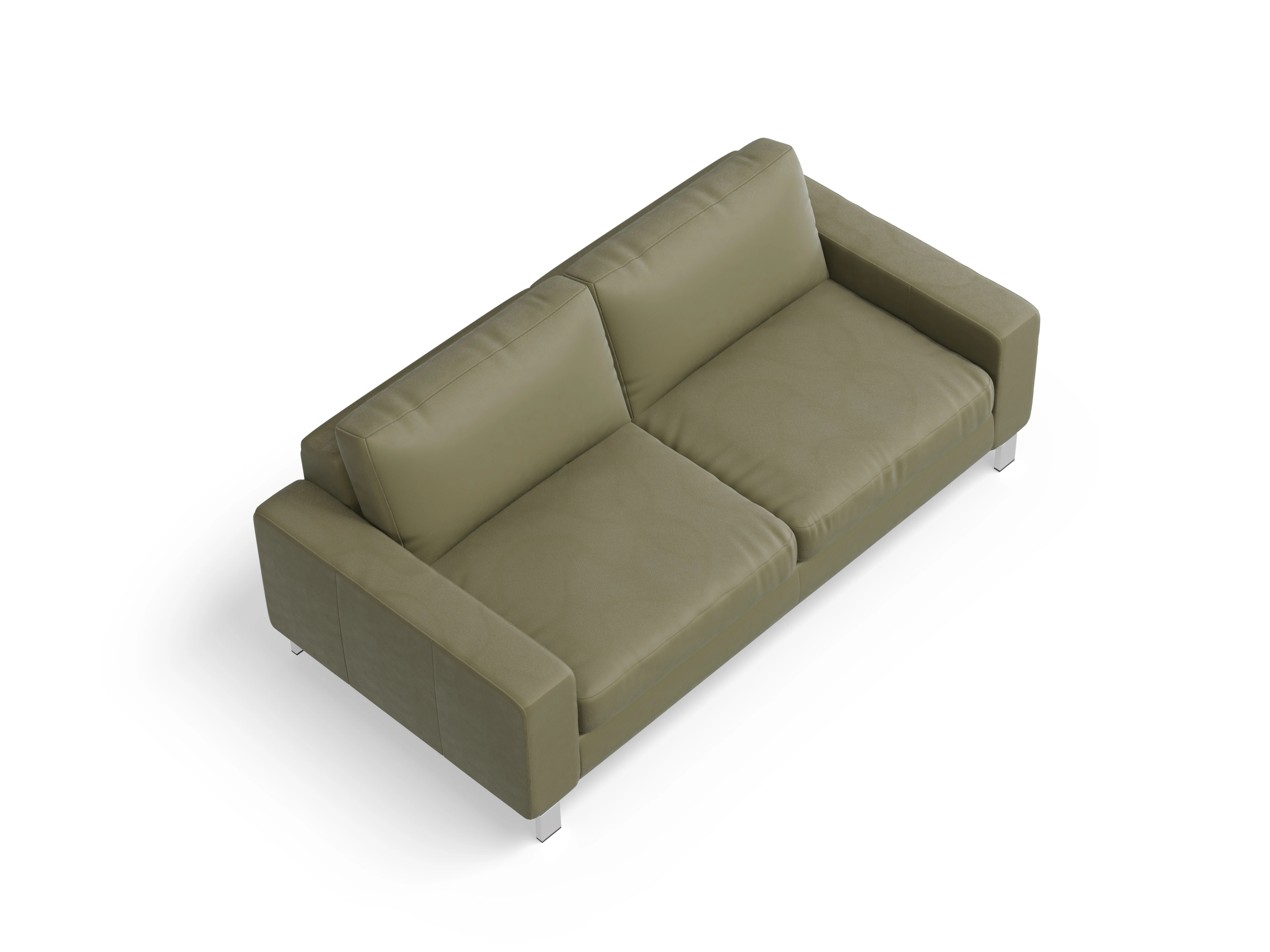 Ansicht des Produktes Indiana 2,5-Sitzer Sofa in Leder Braun