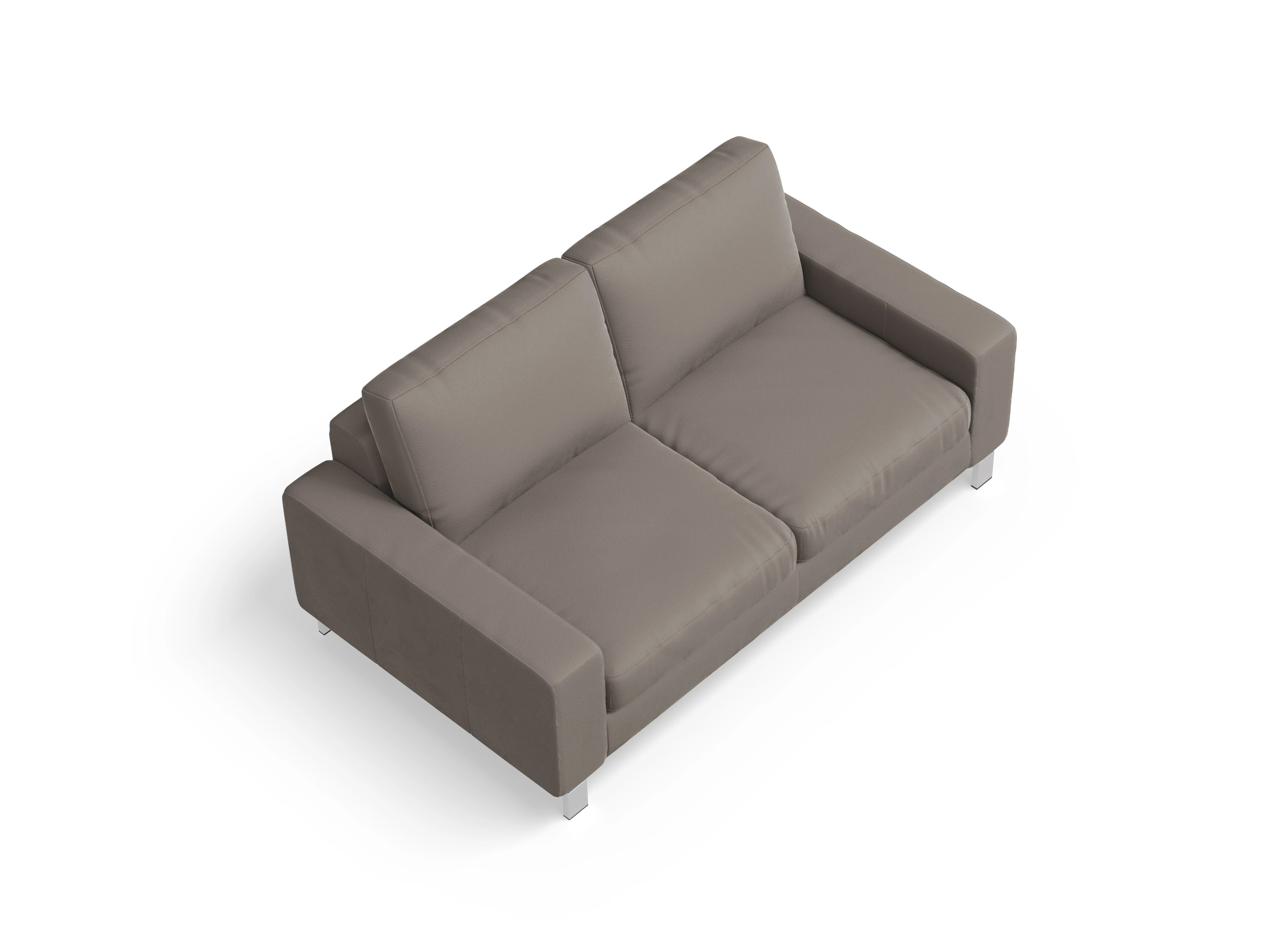 Indiana 2-Sitzer Sofa Large Ansicht des Produktes Indiana 2-Sitzer Sofa in Stoff Braun