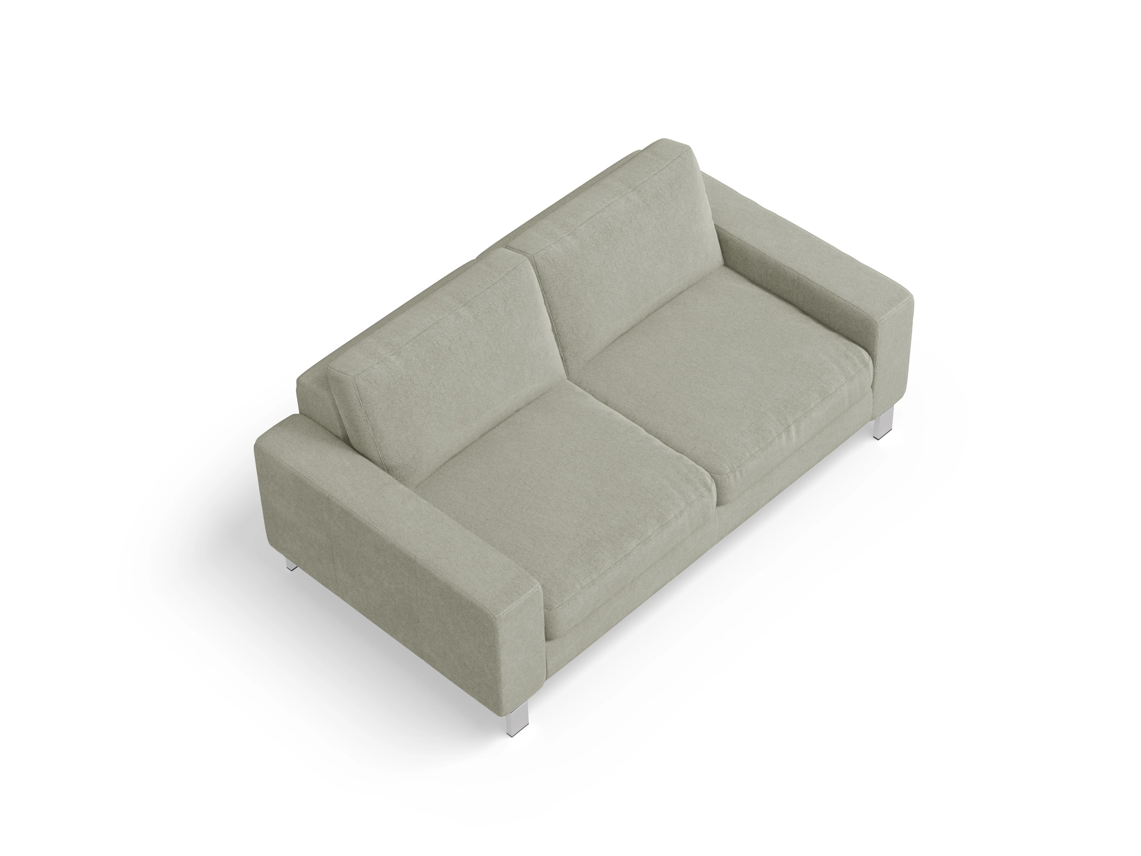 Ansicht des Produktes Indiana 2-Sitzer Sofa in Stoff Grau