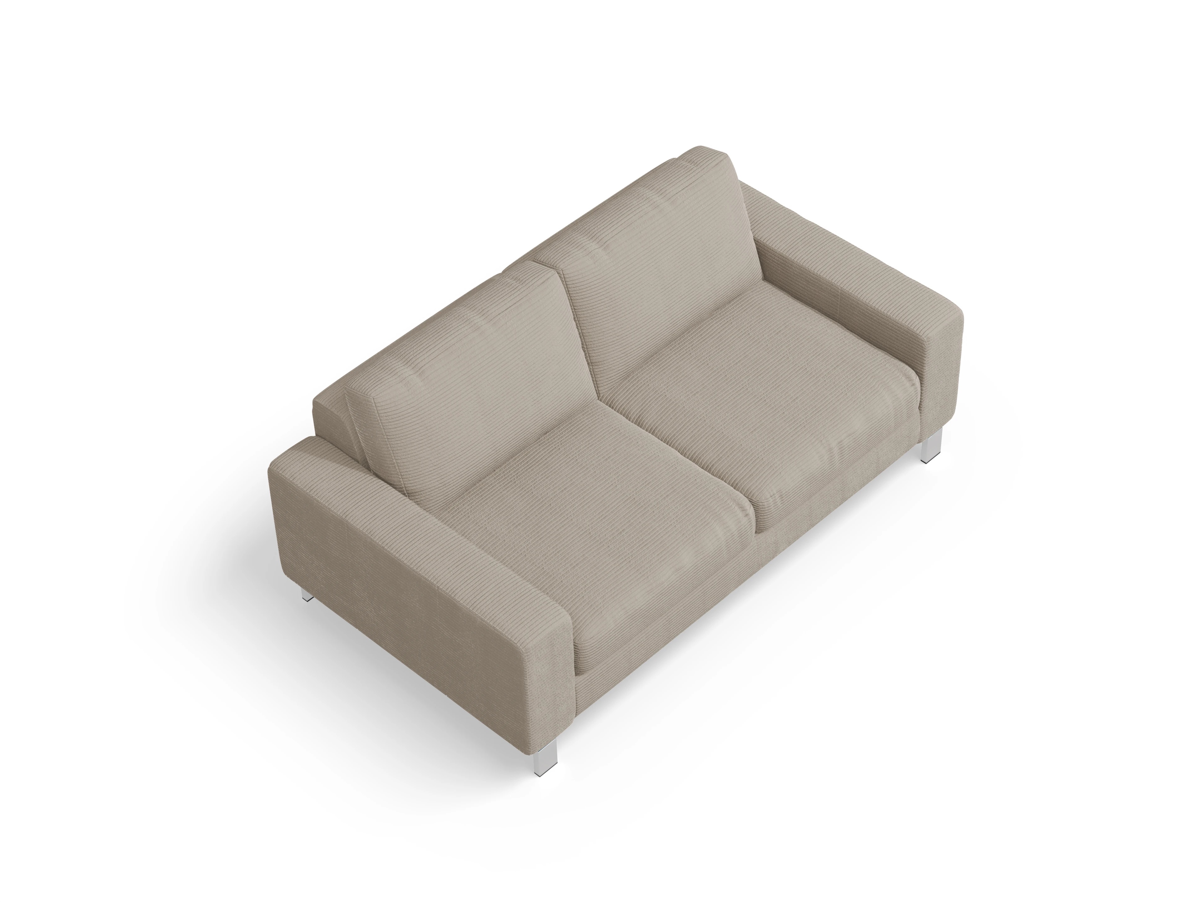 Indiana 2-Sitzer Sofa Large Ansicht des Produktes Indiana 2-Sitzer Sofa in Stoff Braun