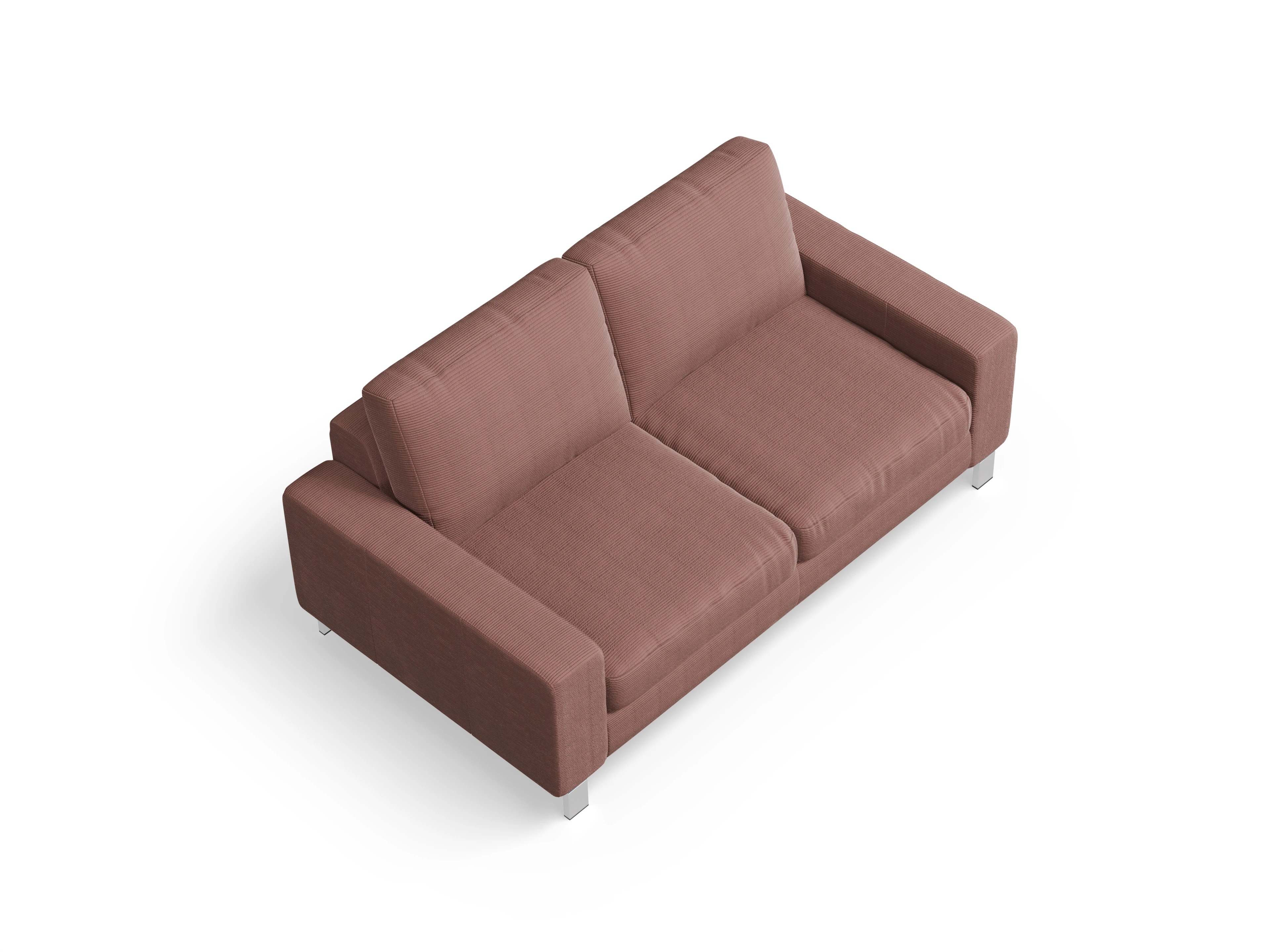 Indiana 2-Sitzer Sofa Large Ansicht des Produktes Indiana 2-Sitzer Sofa in Stoff Rosa