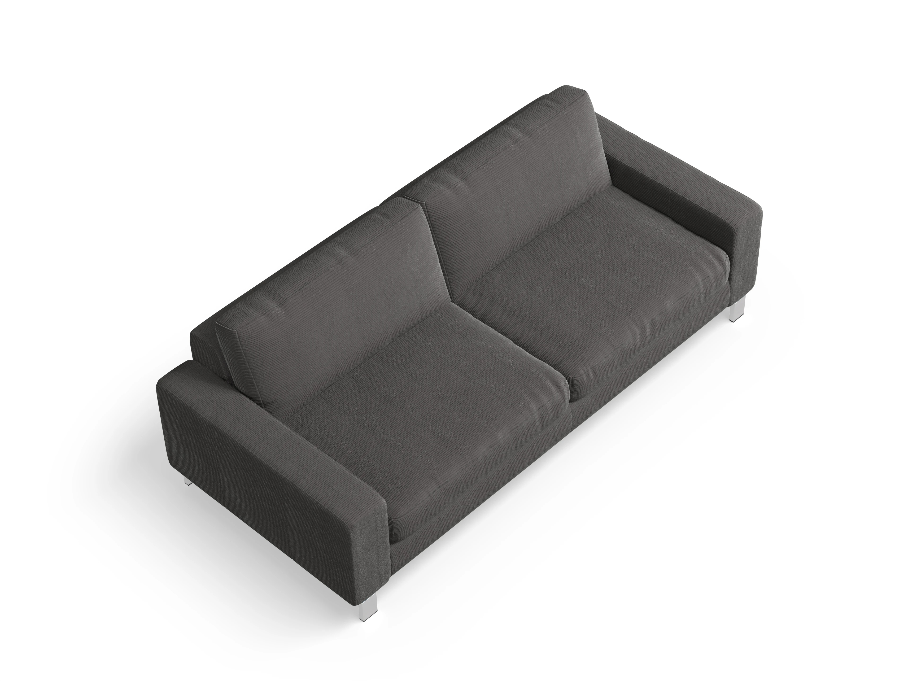 Ansicht des Produktes Indiana 3-Sitzer Sofa in Stoff Grau