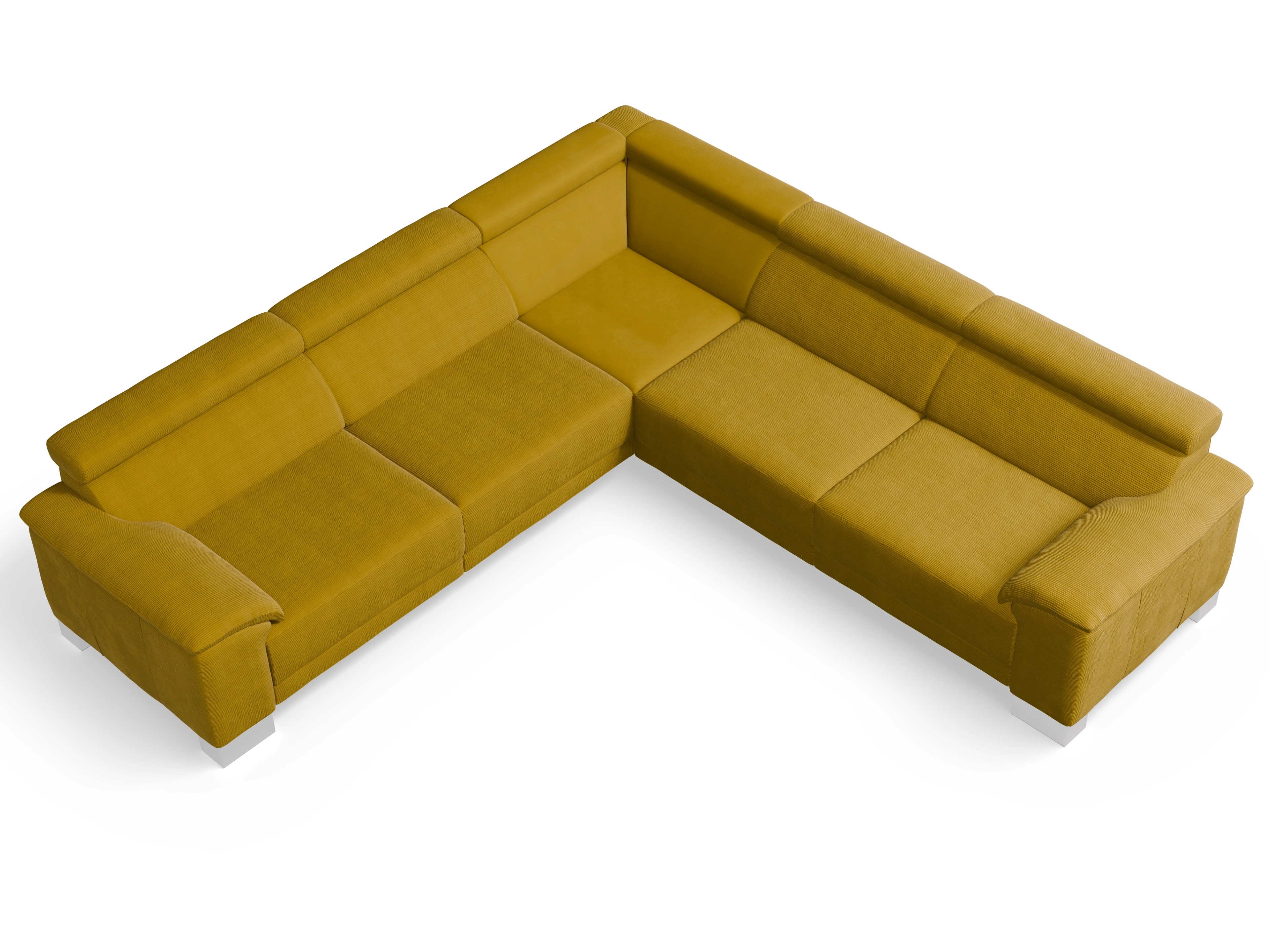 Antonio Ecksofa SPE Large Ansicht des Produktes Antonio Ecksofa gleichschenklig in Stoff Grün