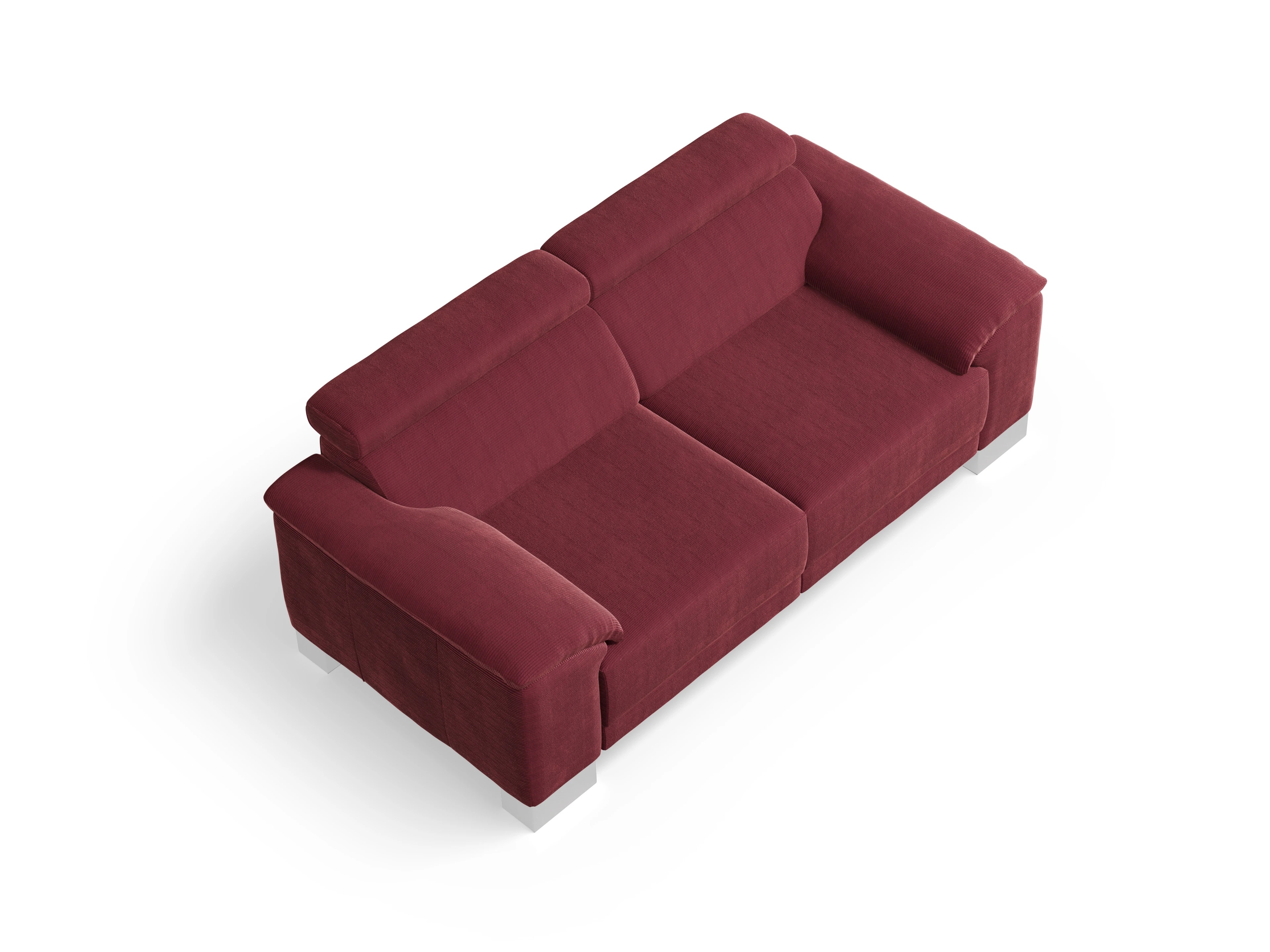Antonio 2-Sitzer Sofa Ansicht des Produktes Antonio 2-Sitzer Sofa in Stoff Rot
