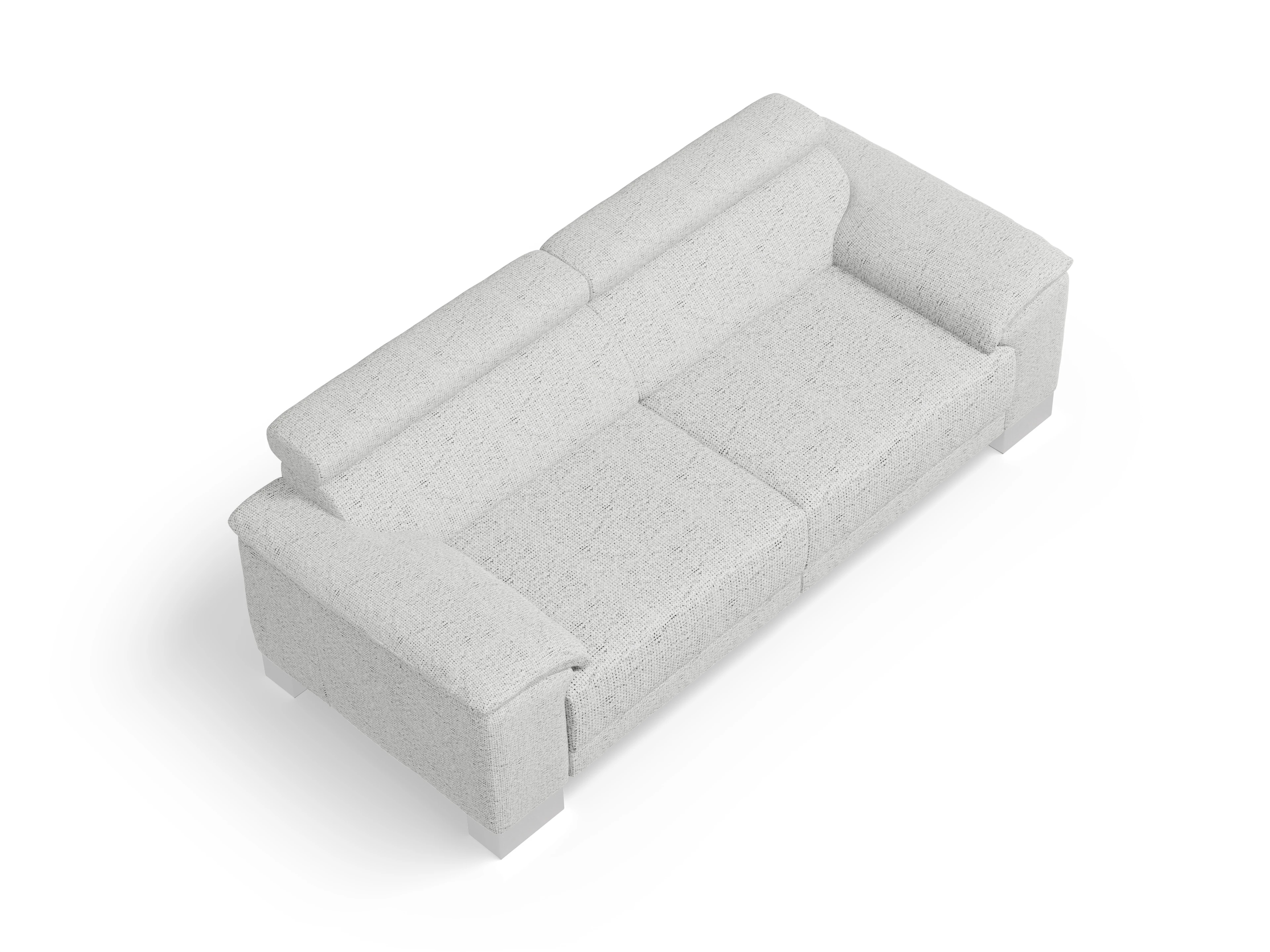 Ansicht des Produktes Antonio 3-Sitzer Sofa in Stoff Grau
