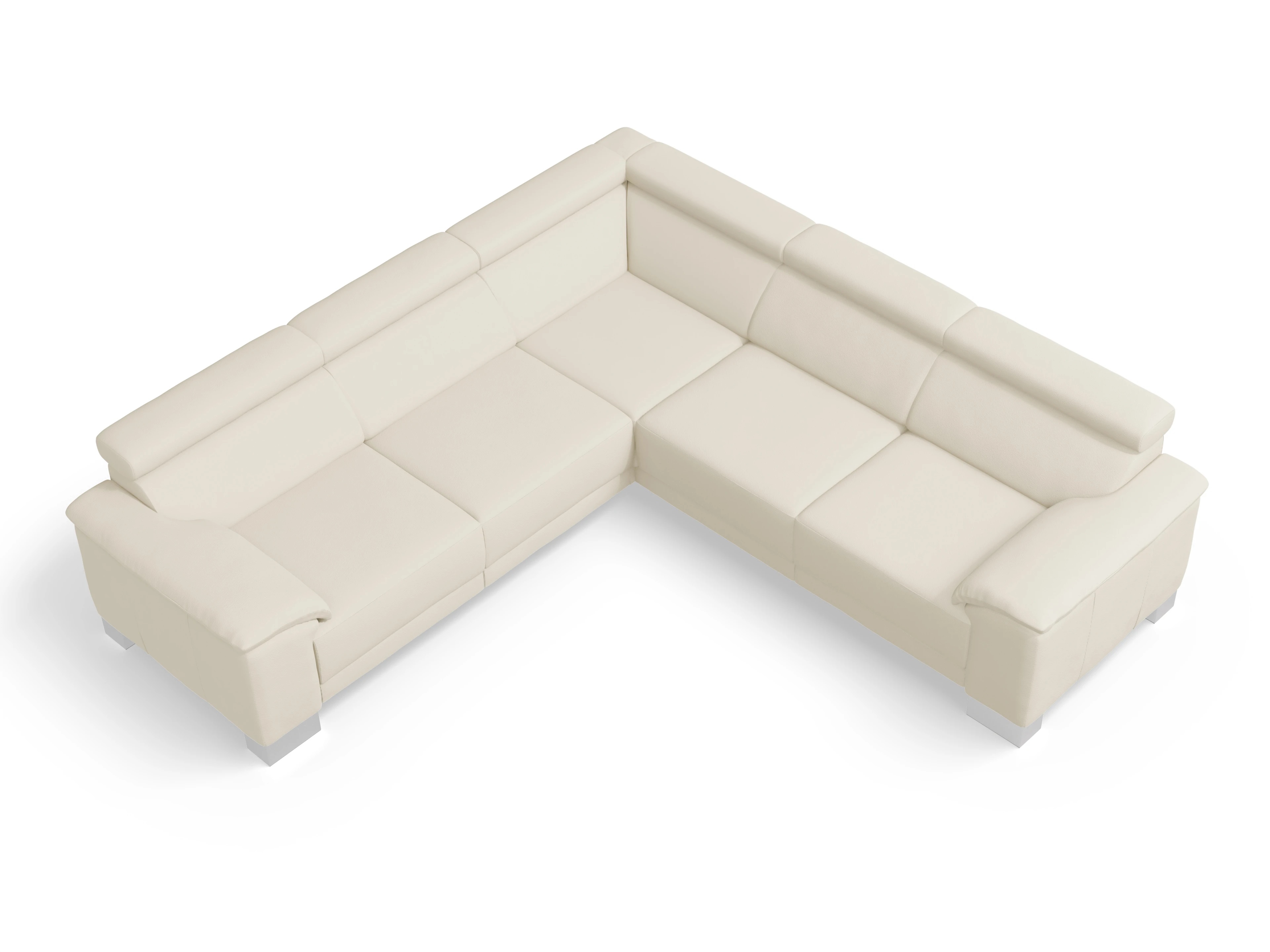 Antonio Ecksofa SPE Medium Ansicht des Produktes Antonio Ecksofa gleichschenklig in Stoff Beige