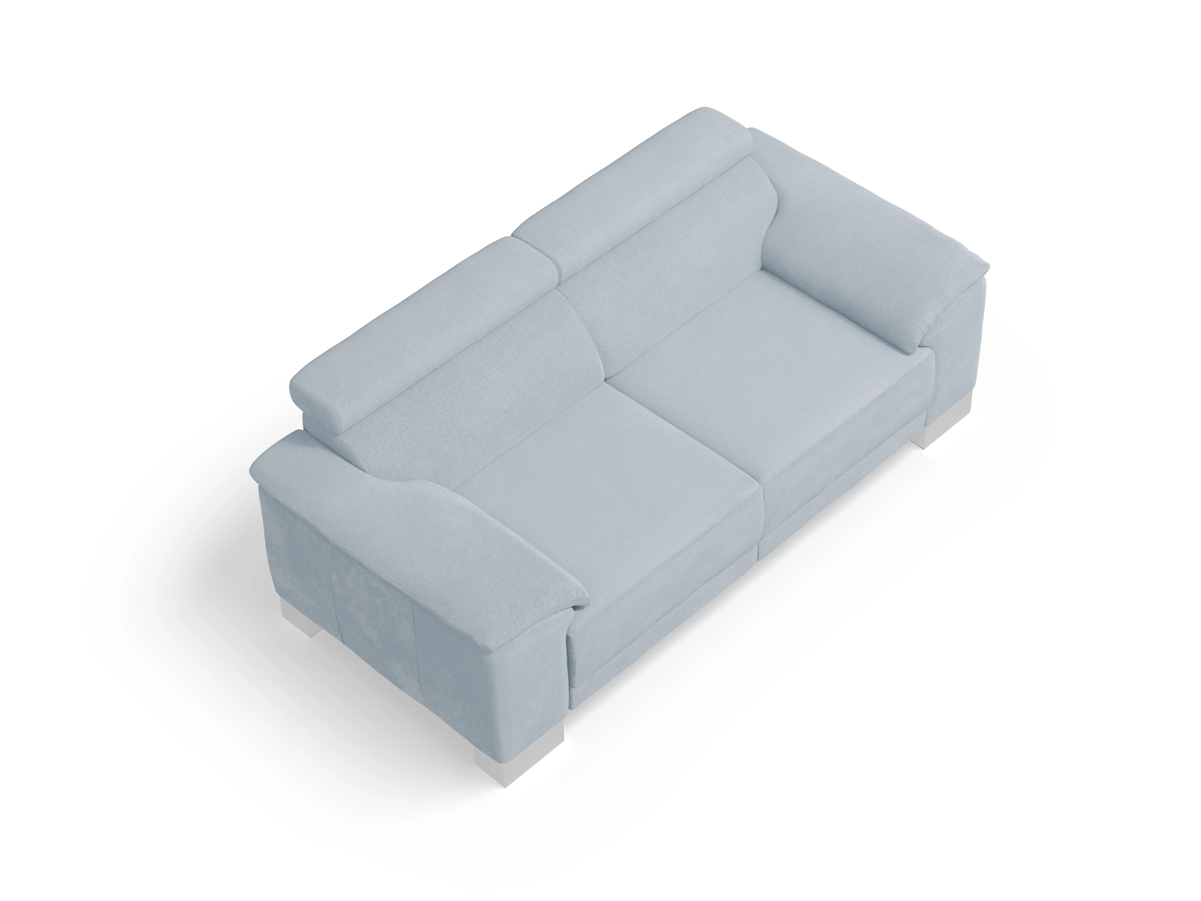Ansicht des Produktes Antonio 2-Sitzer Sofa in Stoff Blau