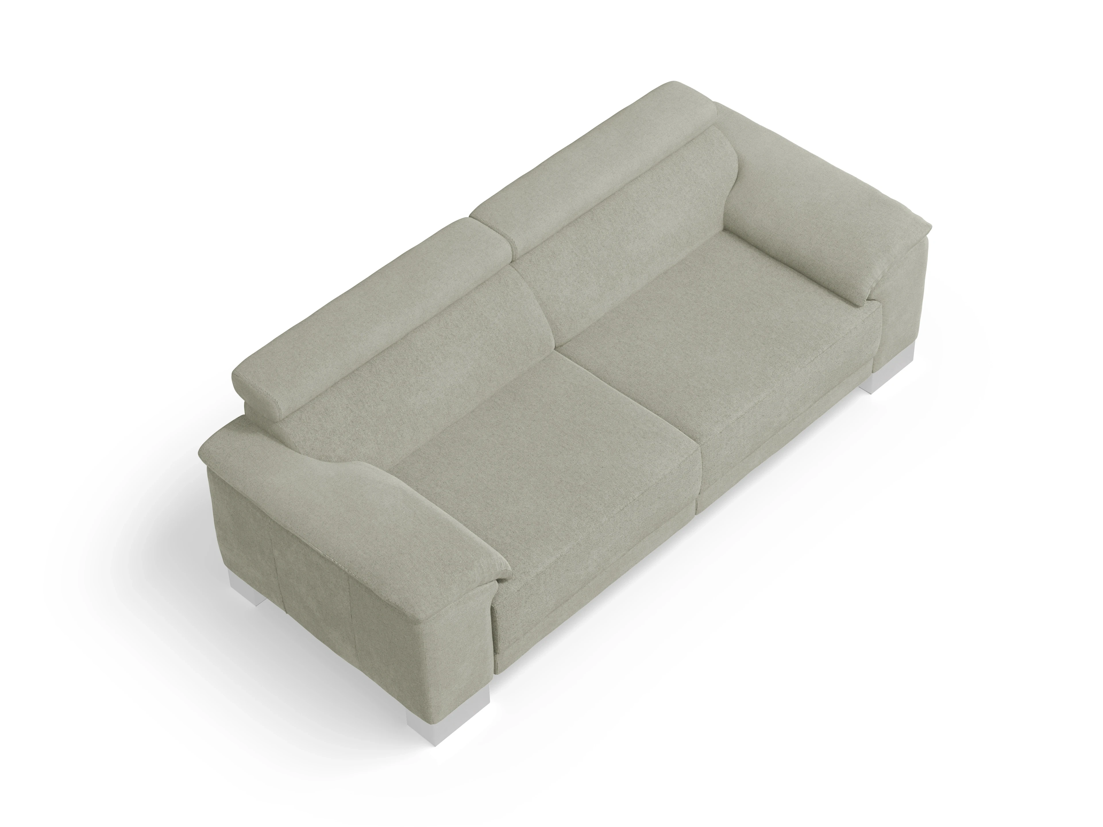Antonio 3-Sitzer Sofa Ansicht des Produktes Antonio 3-Sitzer Sofa in Stoff Grau