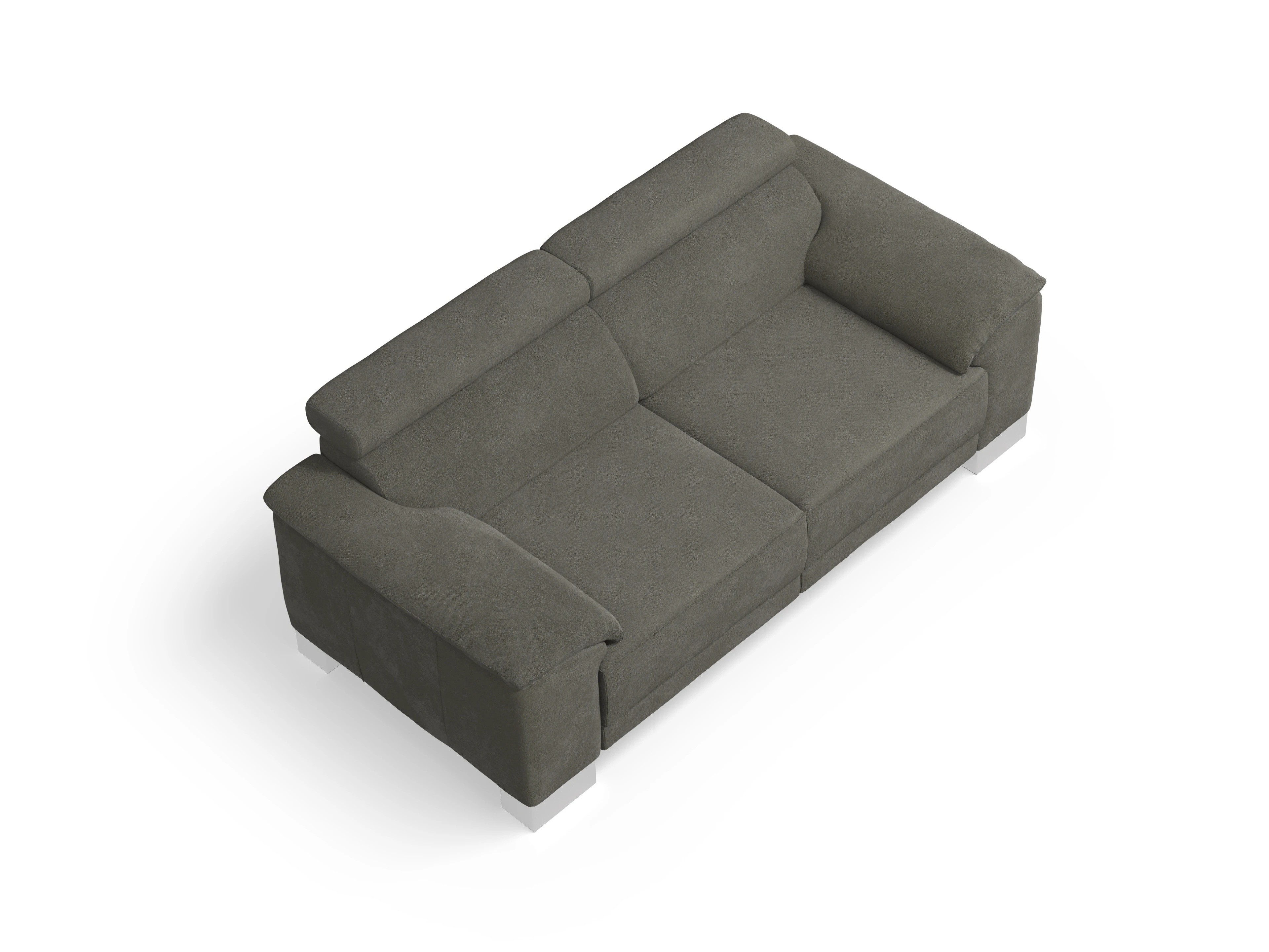 Antonio 2-Sitzer Sofa Ansicht des Produktes Antonio 2-Sitzer Sofa in Stoff Grau