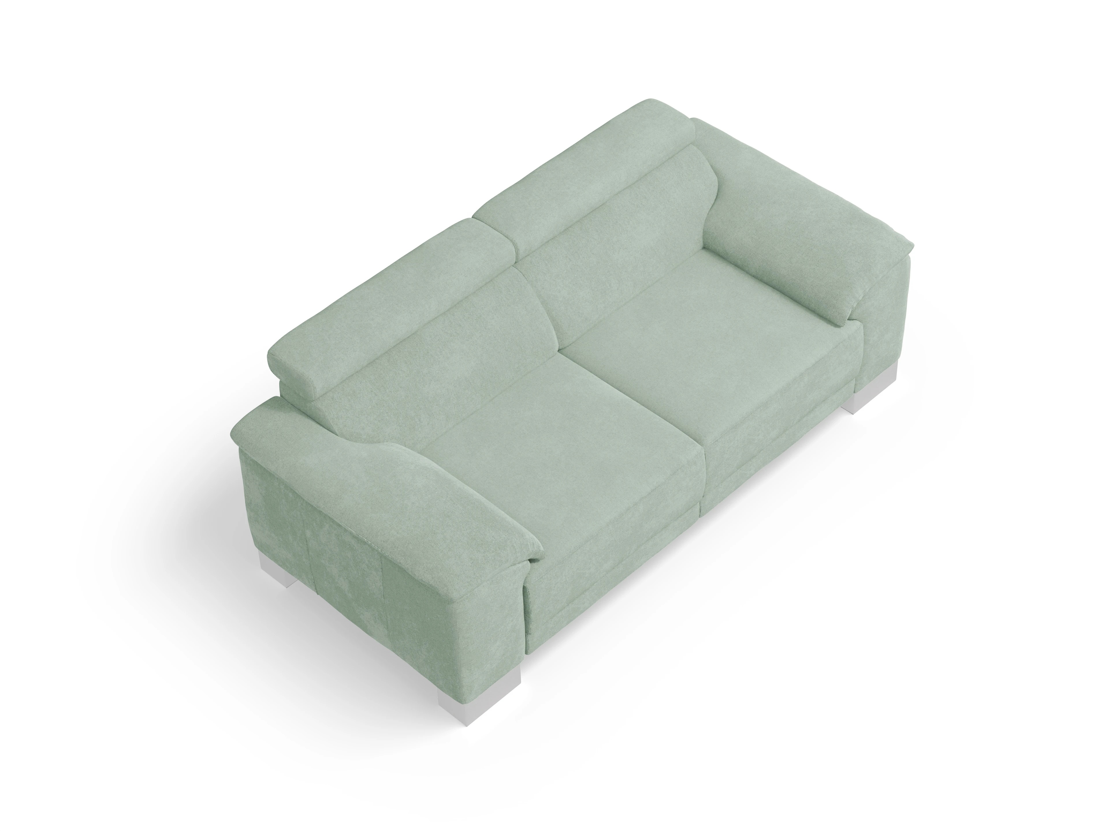 Ansicht des Produktes Antonio 2-Sitzer Sofa in Stoff Grün