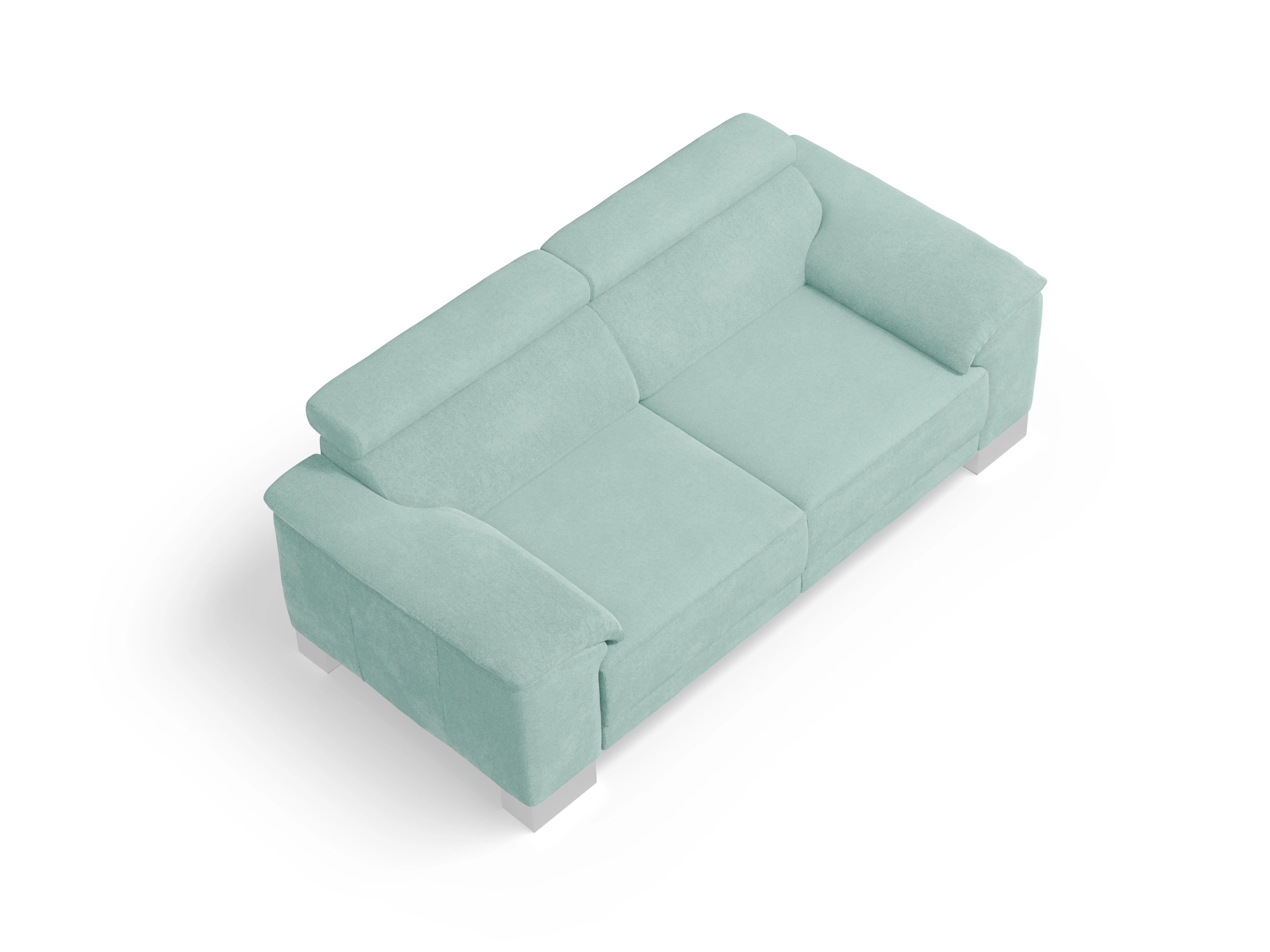 Antonio 2-Sitzer Sofa Ansicht des Produktes Antonio 2-Sitzer Sofa in Stoff Blau
