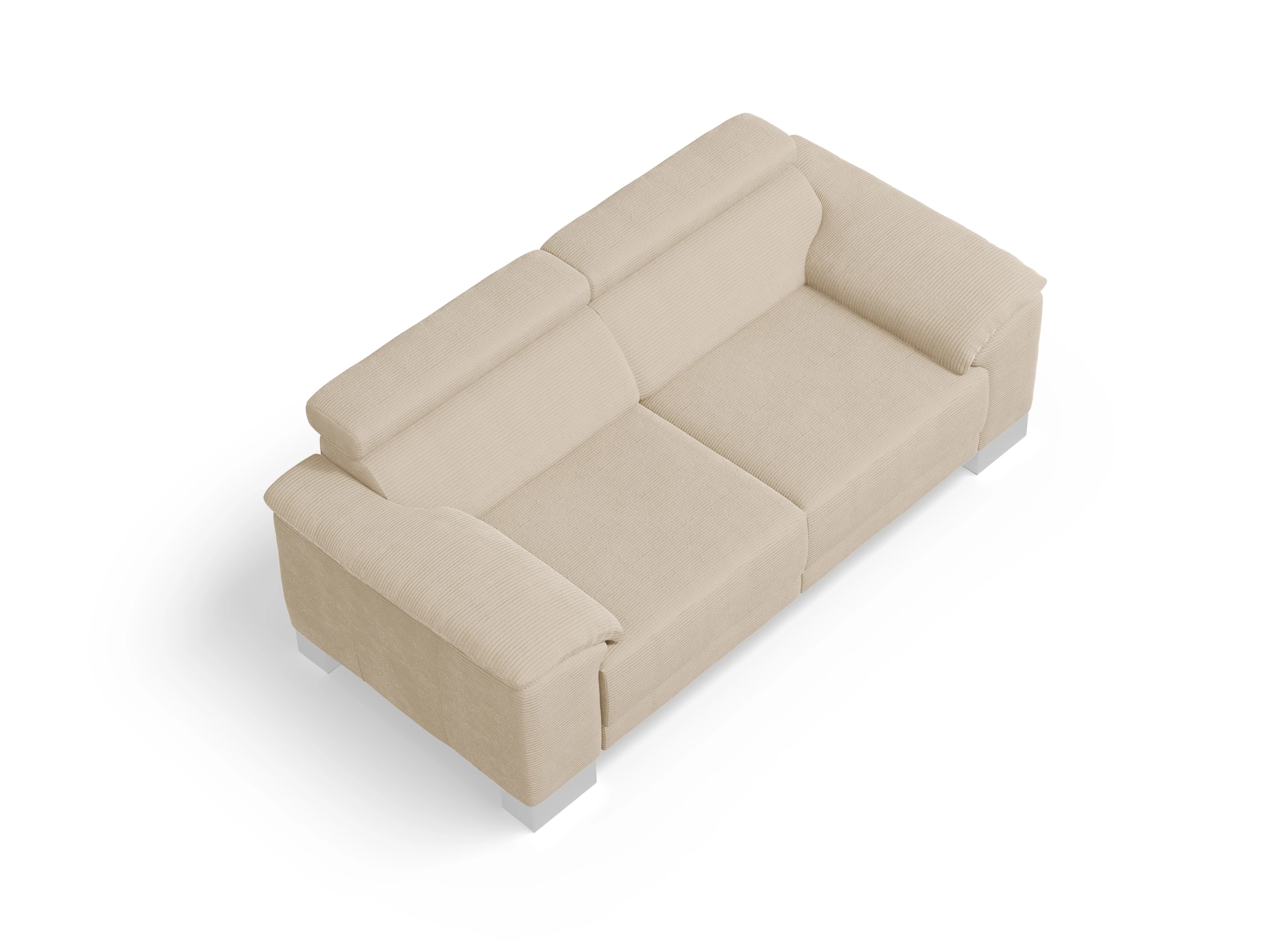Ansicht des Produktes Antonio 2-Sitzer Sofa in Stoff Beige