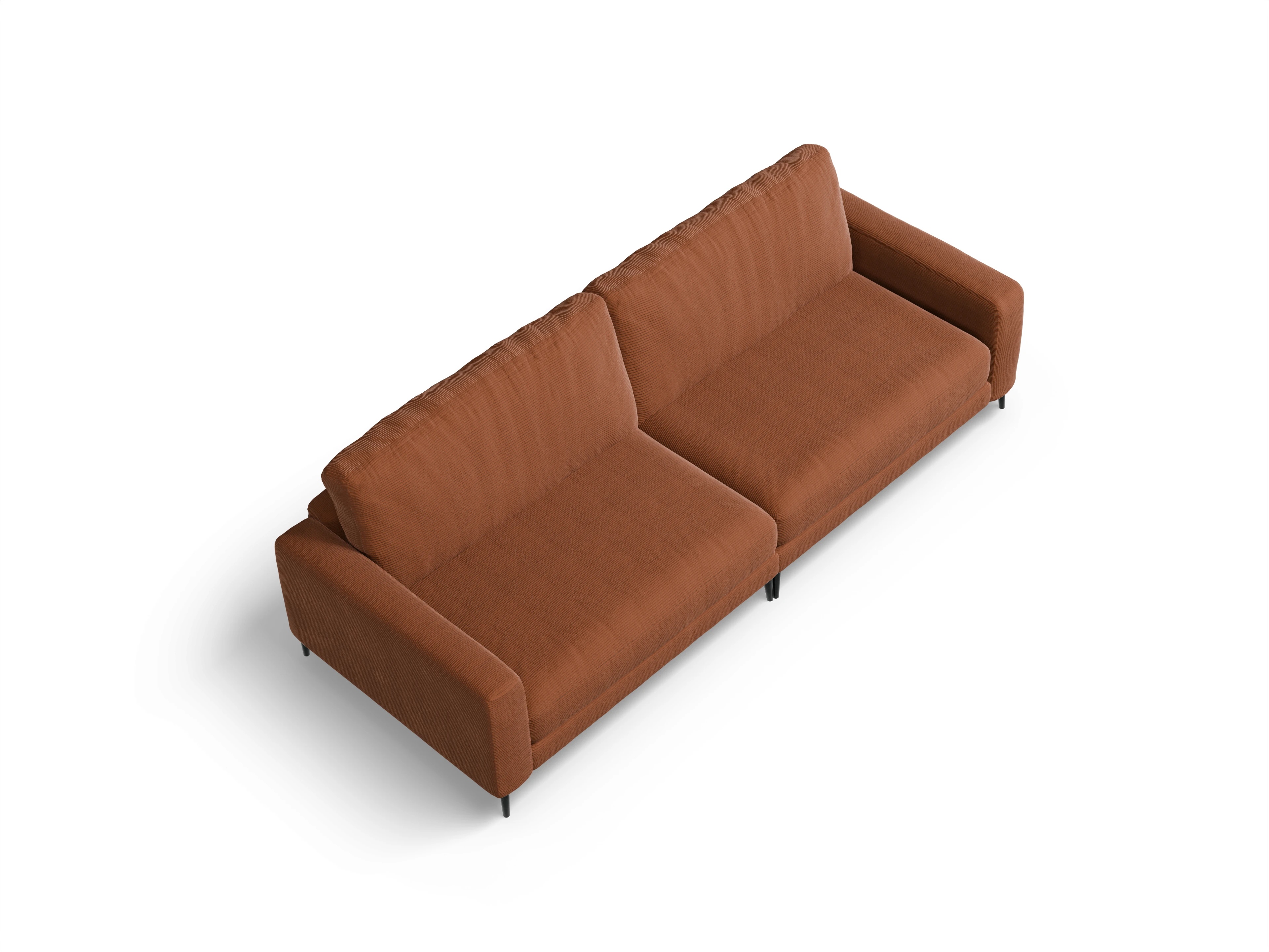Urbana 3-Sitzer Sofa Ansicht des Produktes Urbana 3-Sitzer Sofa in Stoff Orange