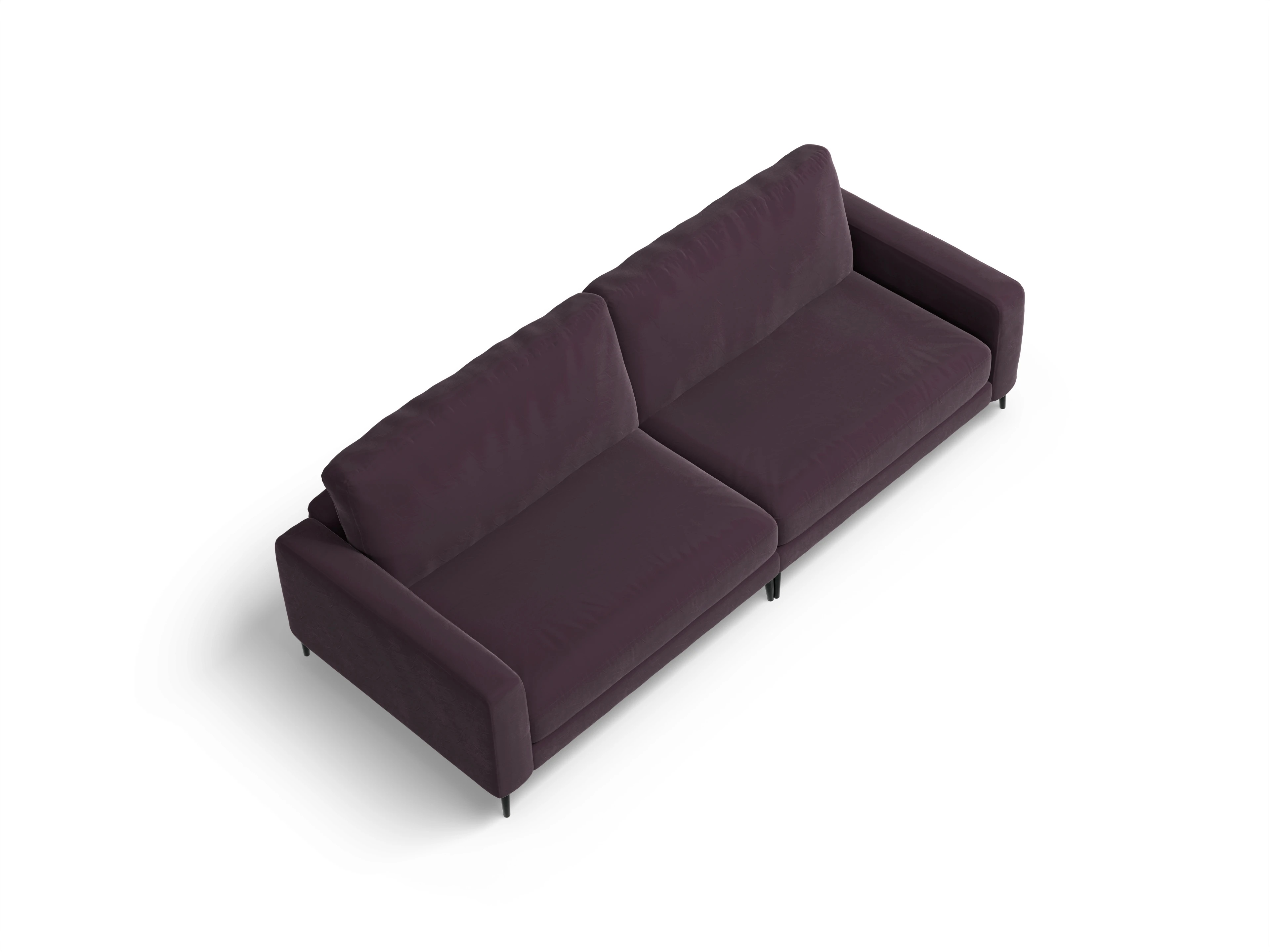 Ansicht des Produktes Urbana 3-Sitzer Sofa in Stoff Lila