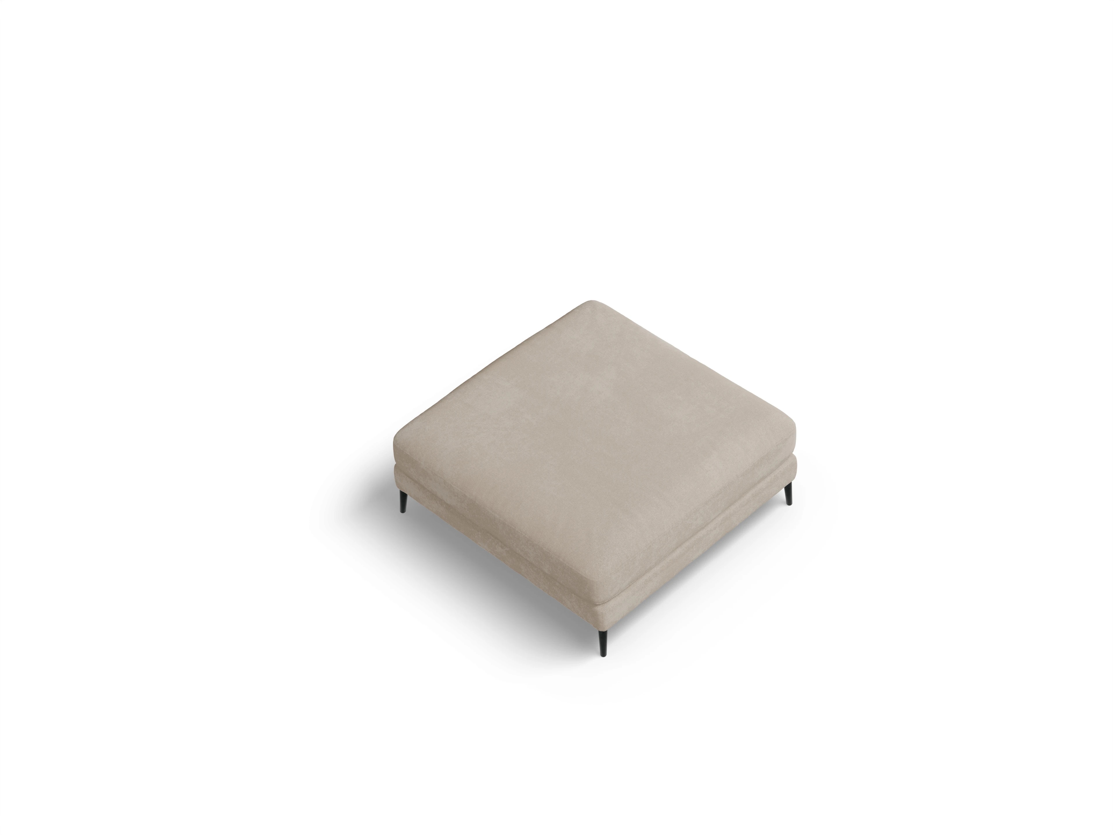 Urbana SE Hocker Medium 100x100cm Ansicht des Produktes Urbana Hocker in Stoff Beige