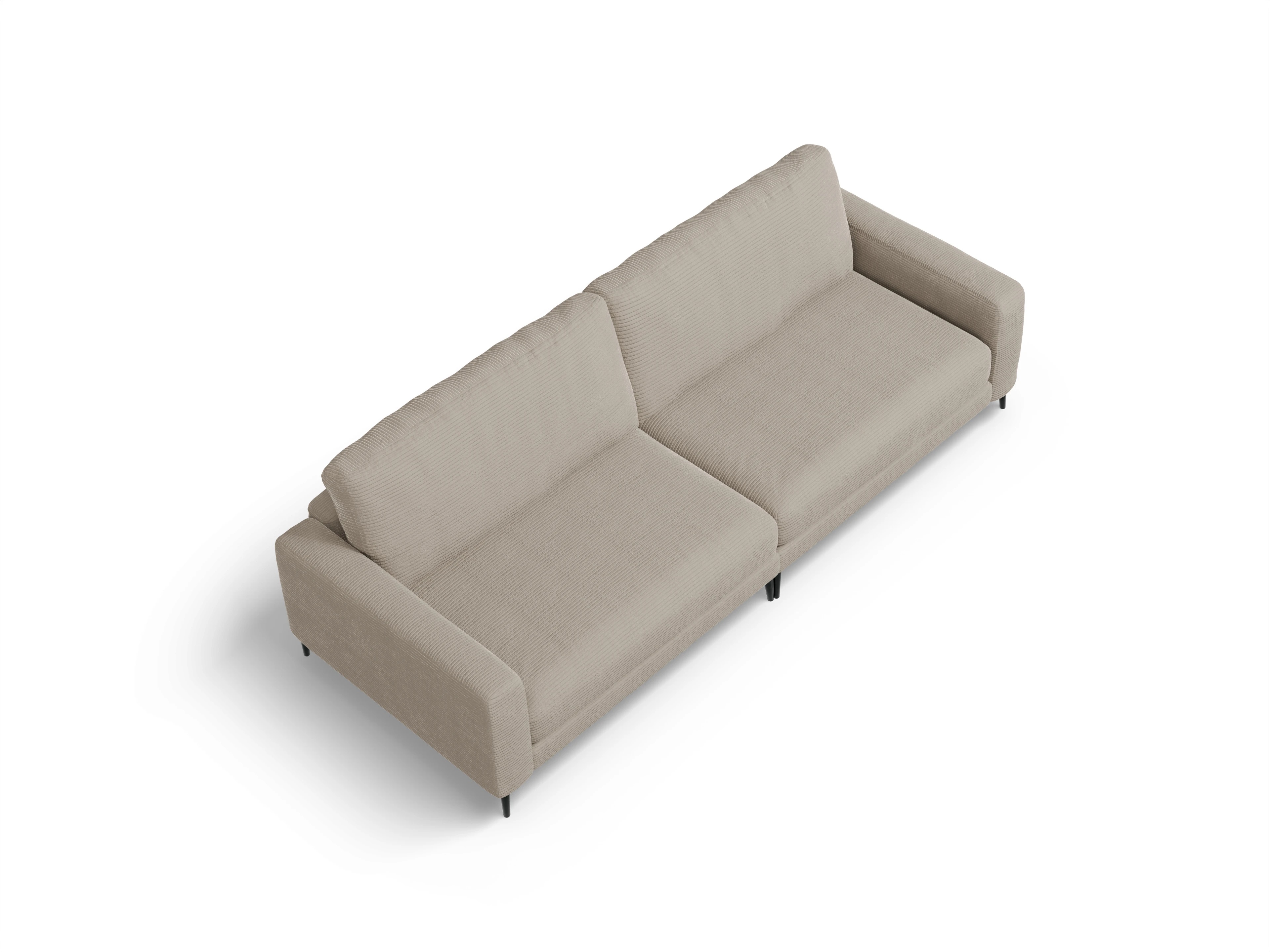 Urbana 3-Sitzer Sofa Ansicht des Produktes Urbana 3-Sitzer Sofa in Stoff Braun