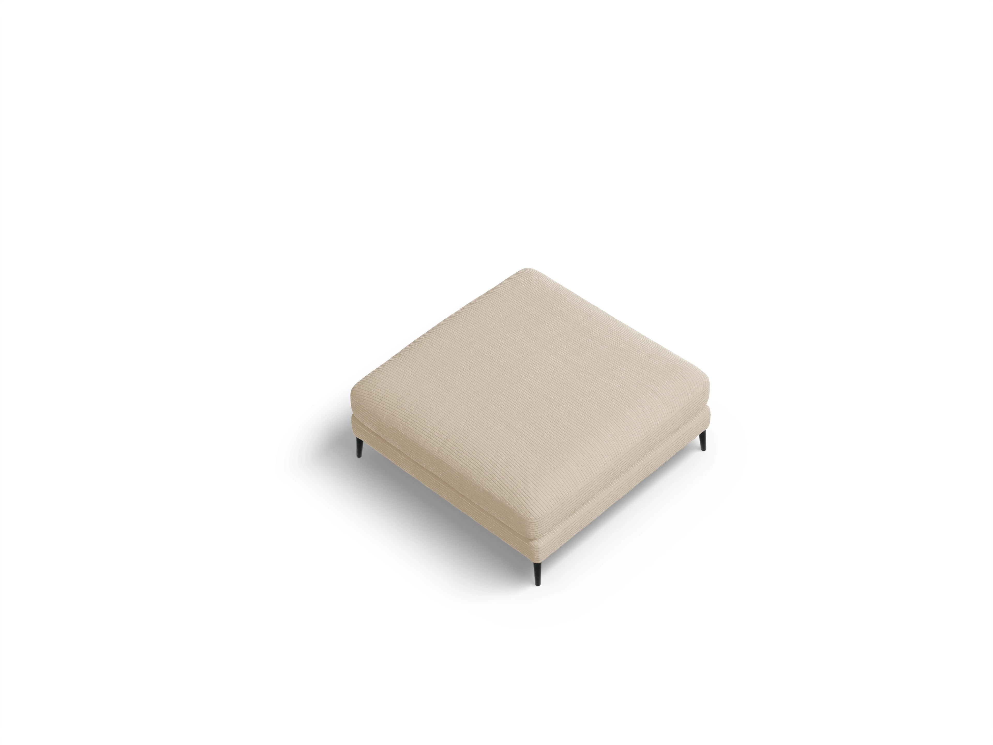 Urbana SE Hocker Medium 100x100cm Ansicht des Produktes Urbana Hocker in Stoff Beige