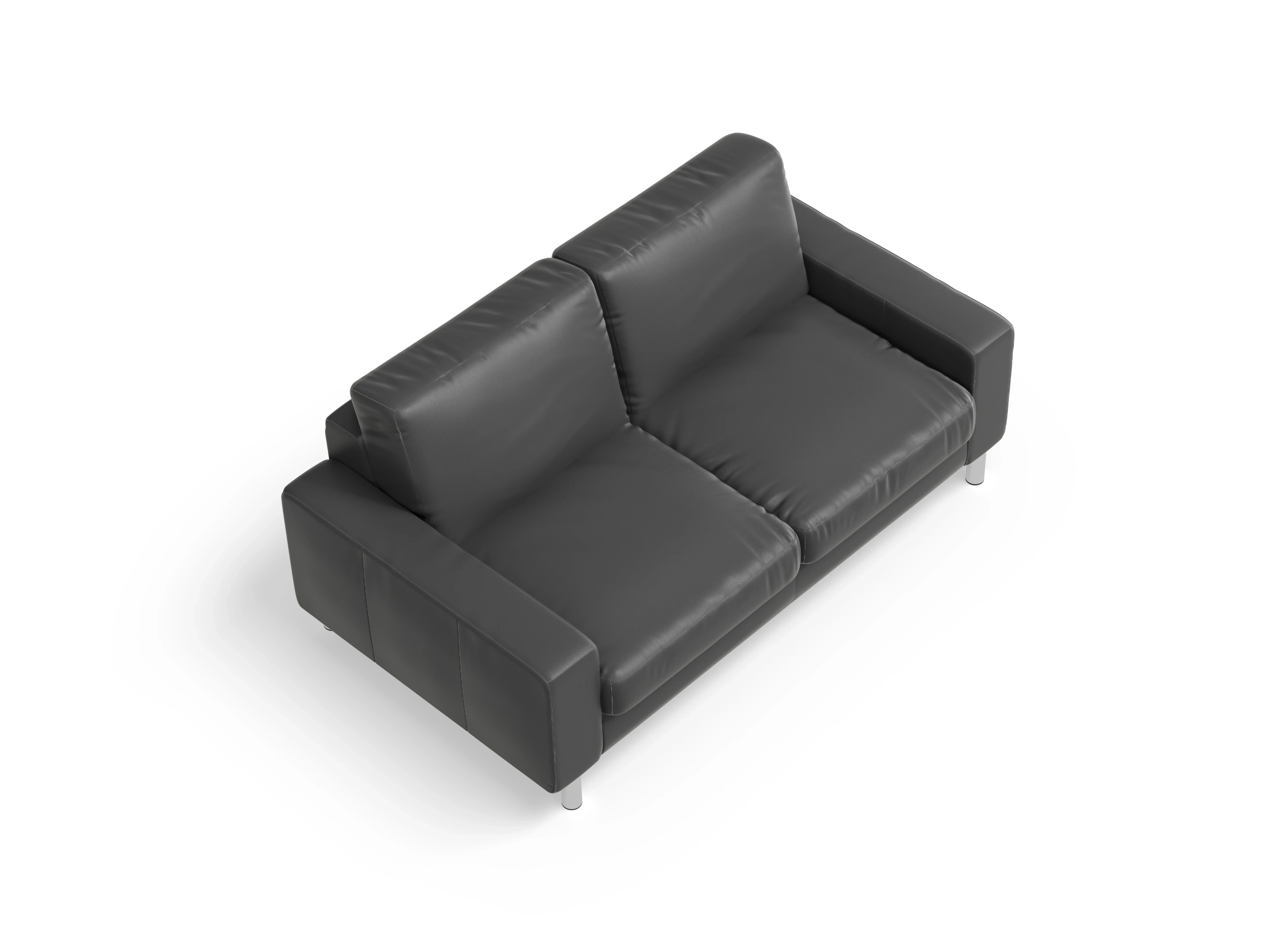 Ansicht des Produktes Campo Move 2-Sitzer Sofa in Leder Grau