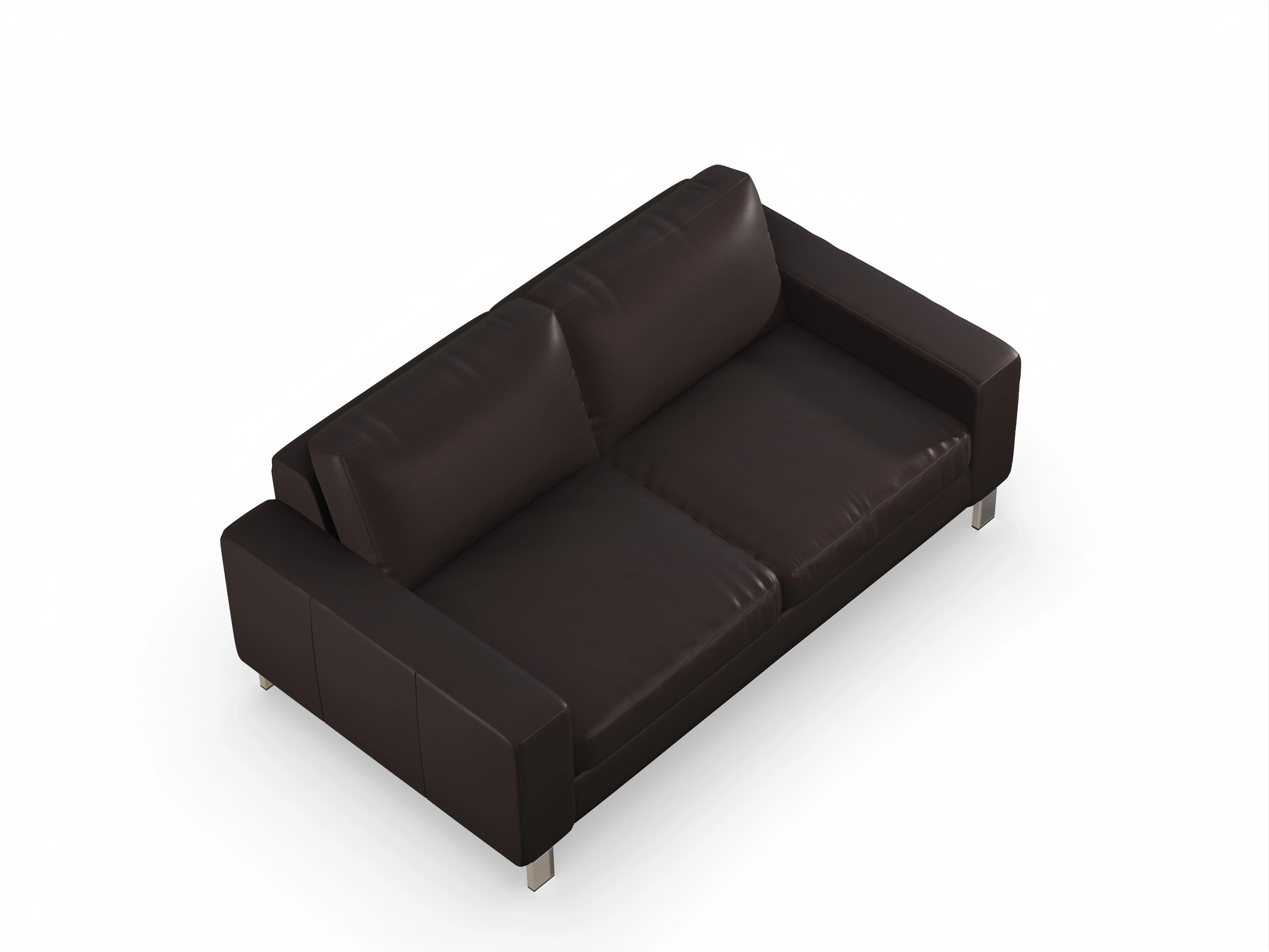 Ansicht des Produktes Indiana 2-Sitzer Sofa in Leder Braun