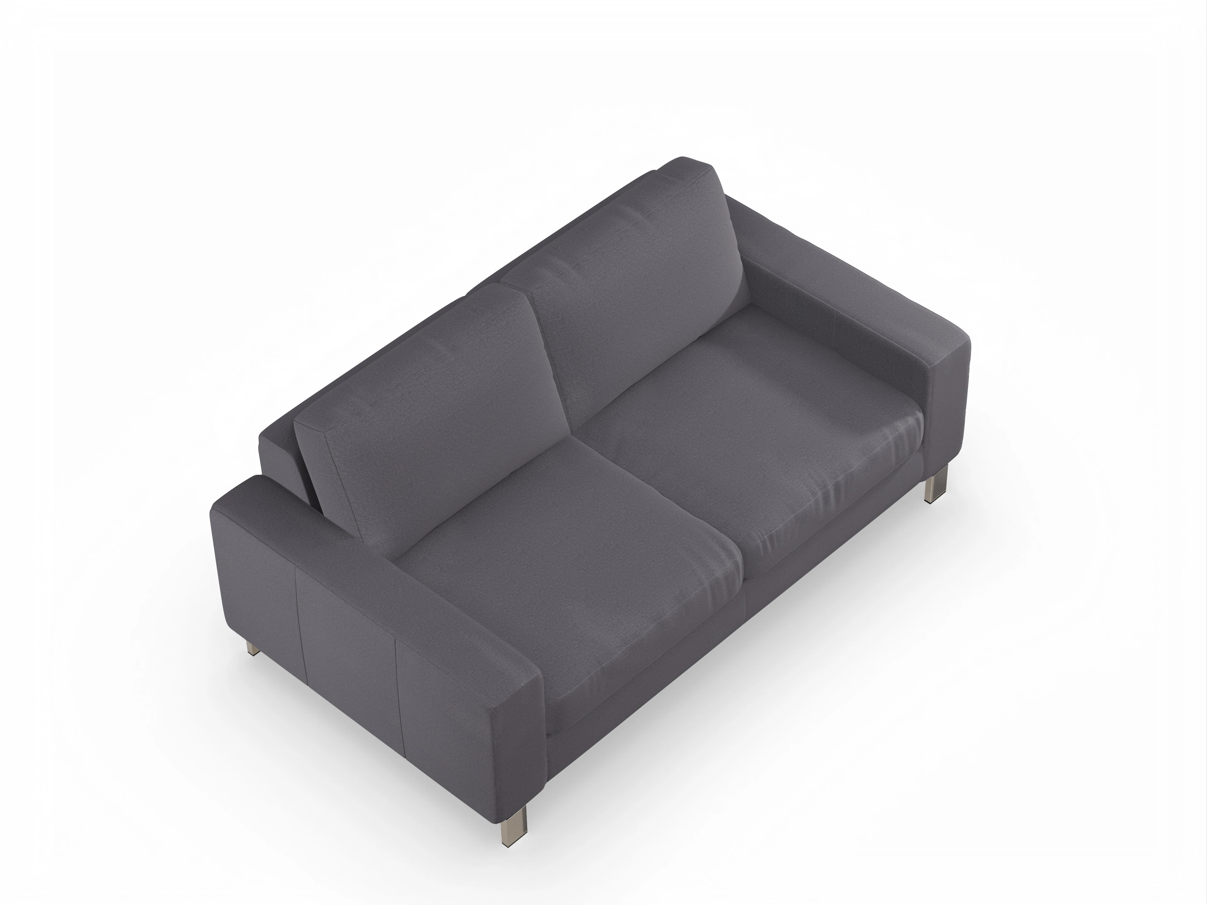 Ansicht des Produktes Indiana 2-Sitzer Sofa in Stoff Grau
