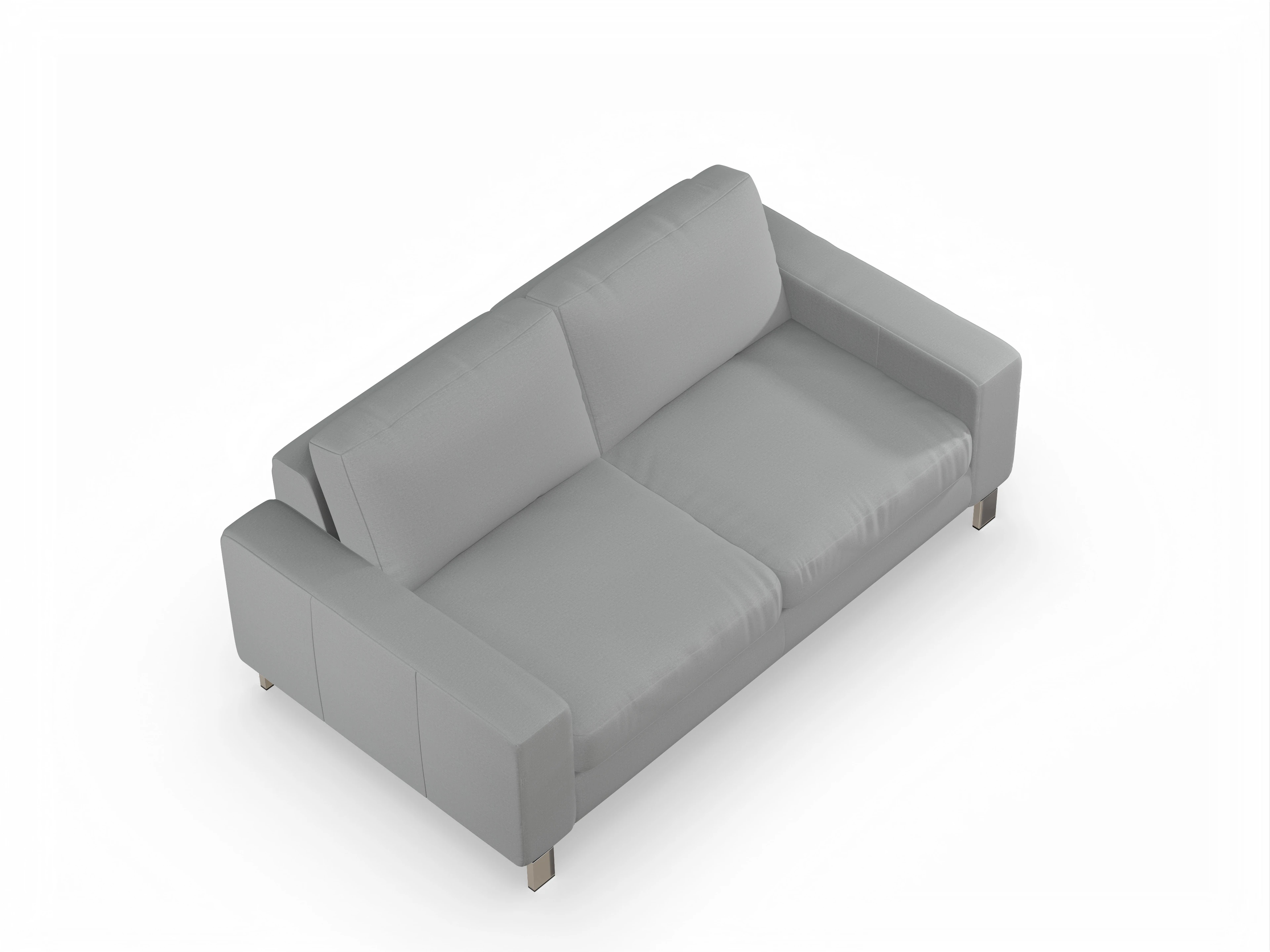 Ansicht des Produktes Indiana 2-Sitzer Sofa in Stoff Grau