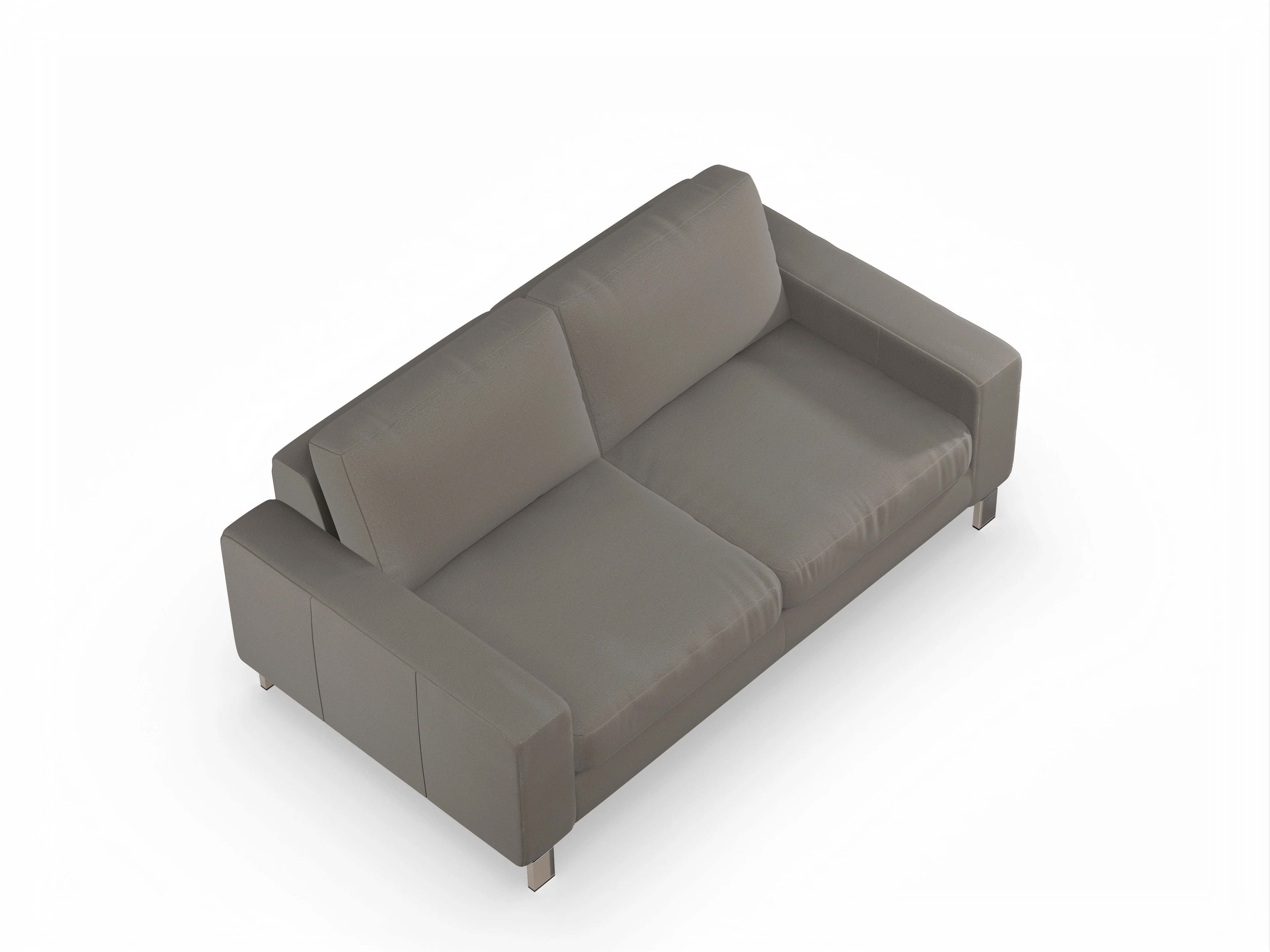 Ansicht des Produktes Indiana 2-Sitzer Sofa in Stoff Braun