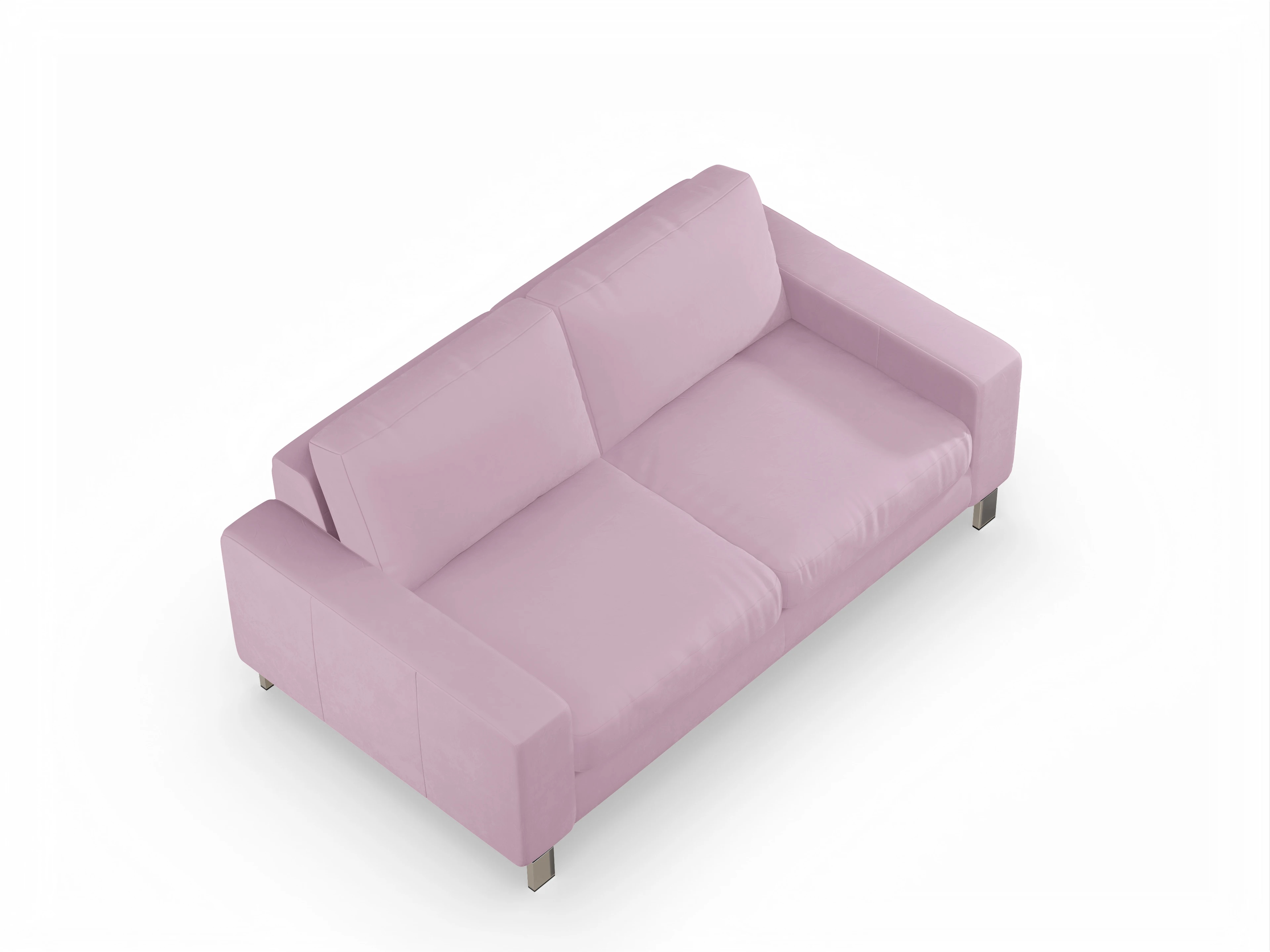 Ansicht des Produktes Indiana 2-Sitzer Sofa in Stoff Rosa