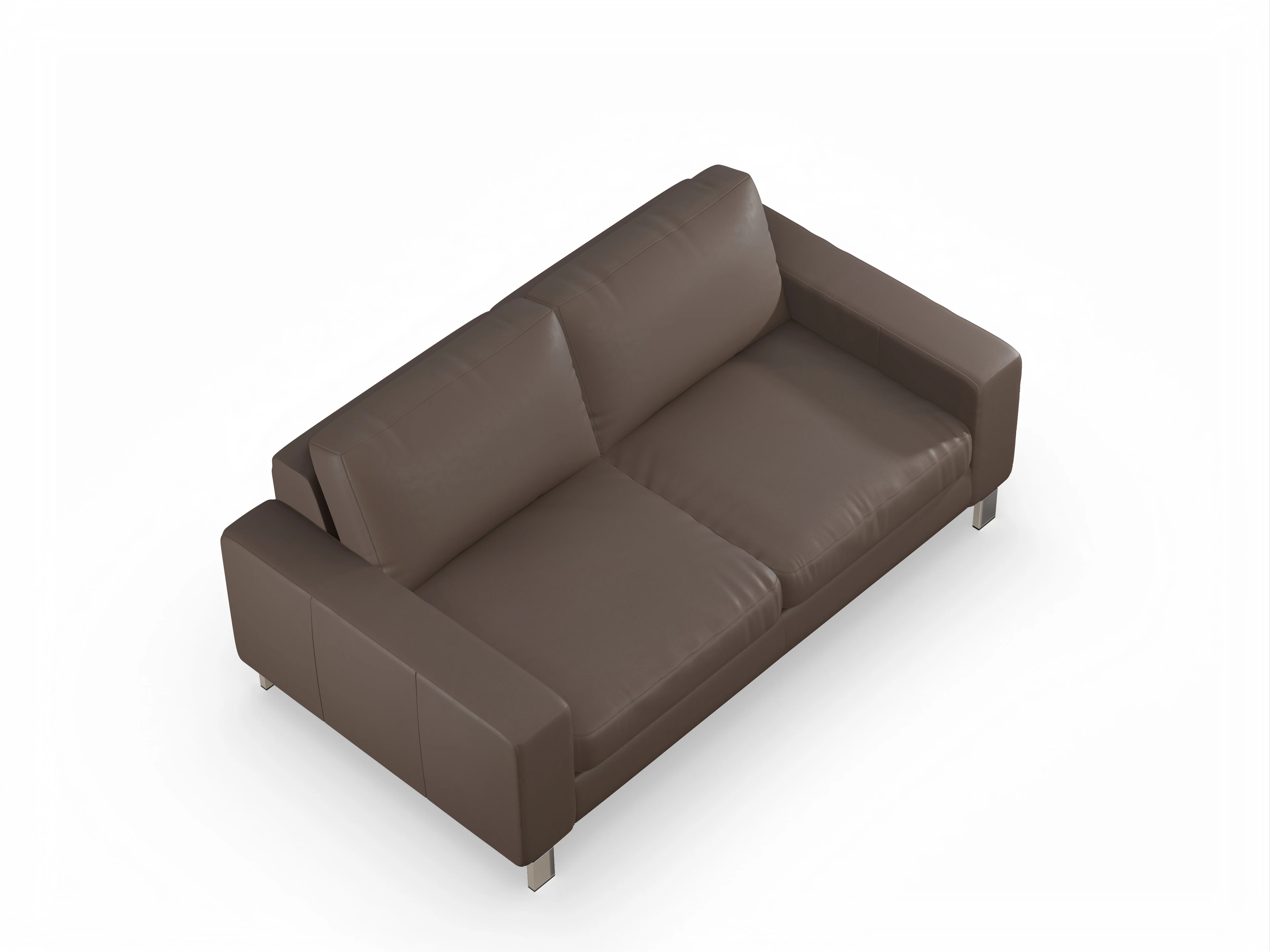 Ansicht des Produktes Indiana 2-Sitzer Sofa in Leder Braun