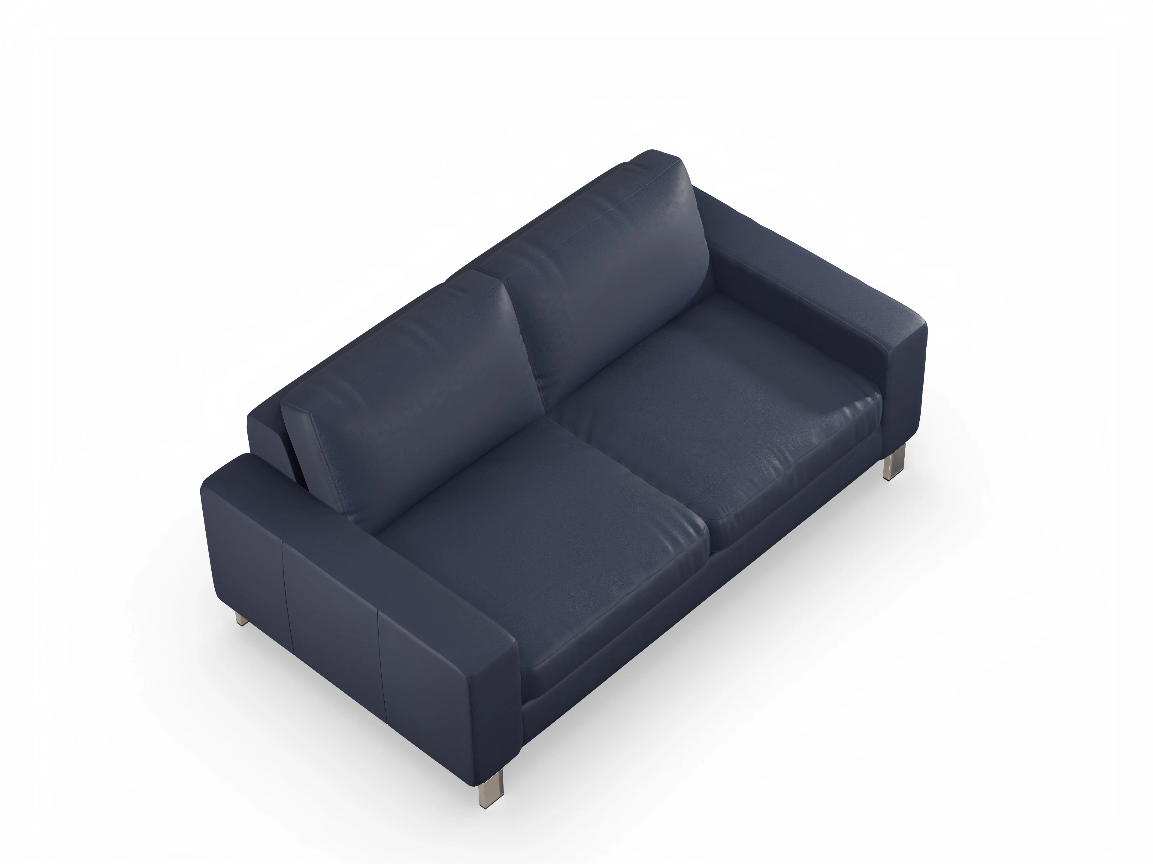 Ansicht des Produktes Indiana 2-Sitzer Sofa in Leder Blau