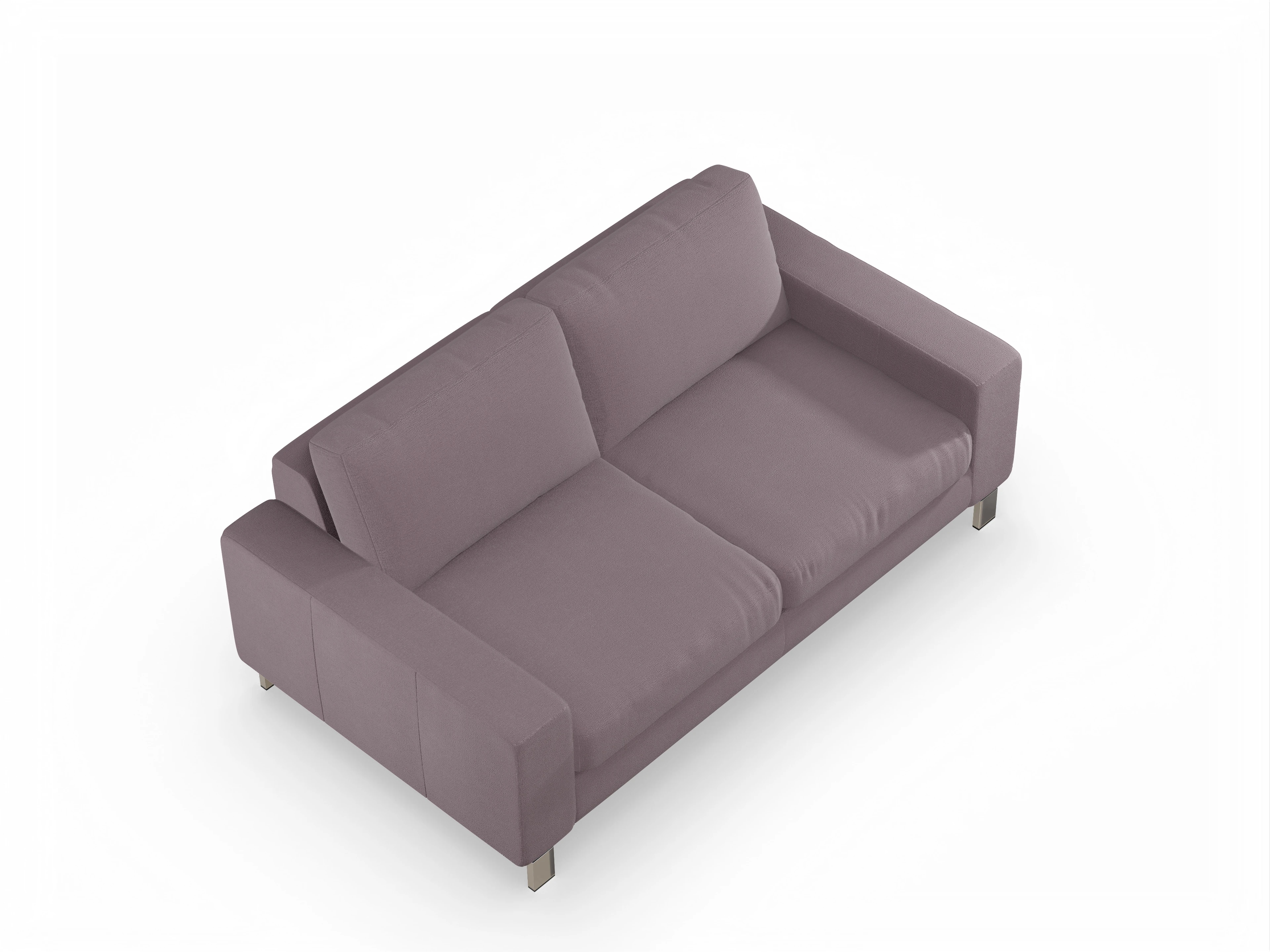 Ansicht des Produktes Indiana 2-Sitzer Sofa in Stoff Rosa