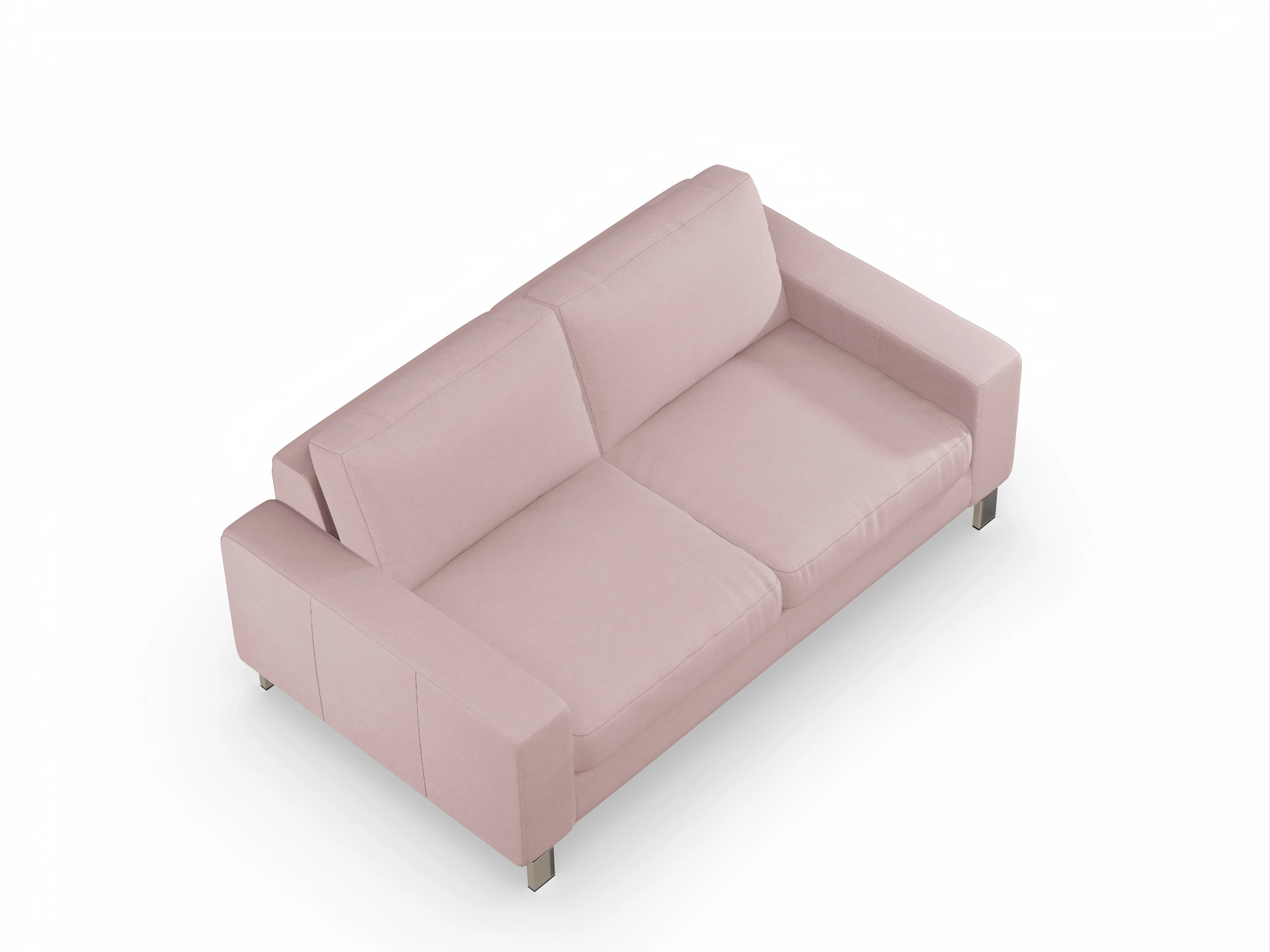Ansicht des Produktes Indiana 2-Sitzer Sofa in Stoff Rosa