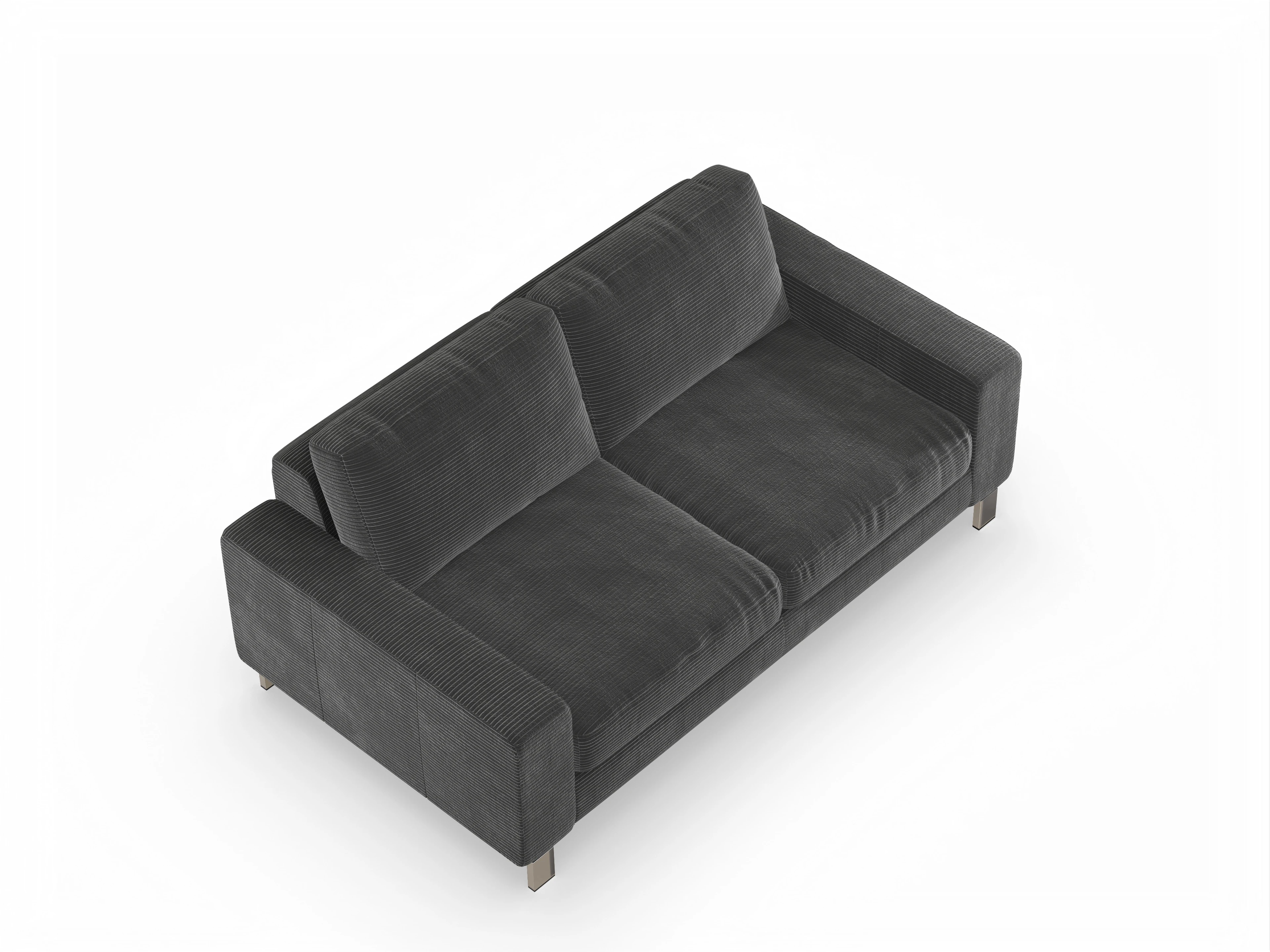 Ansicht des Produktes Indiana 2-Sitzer Sofa in Stoff Grau