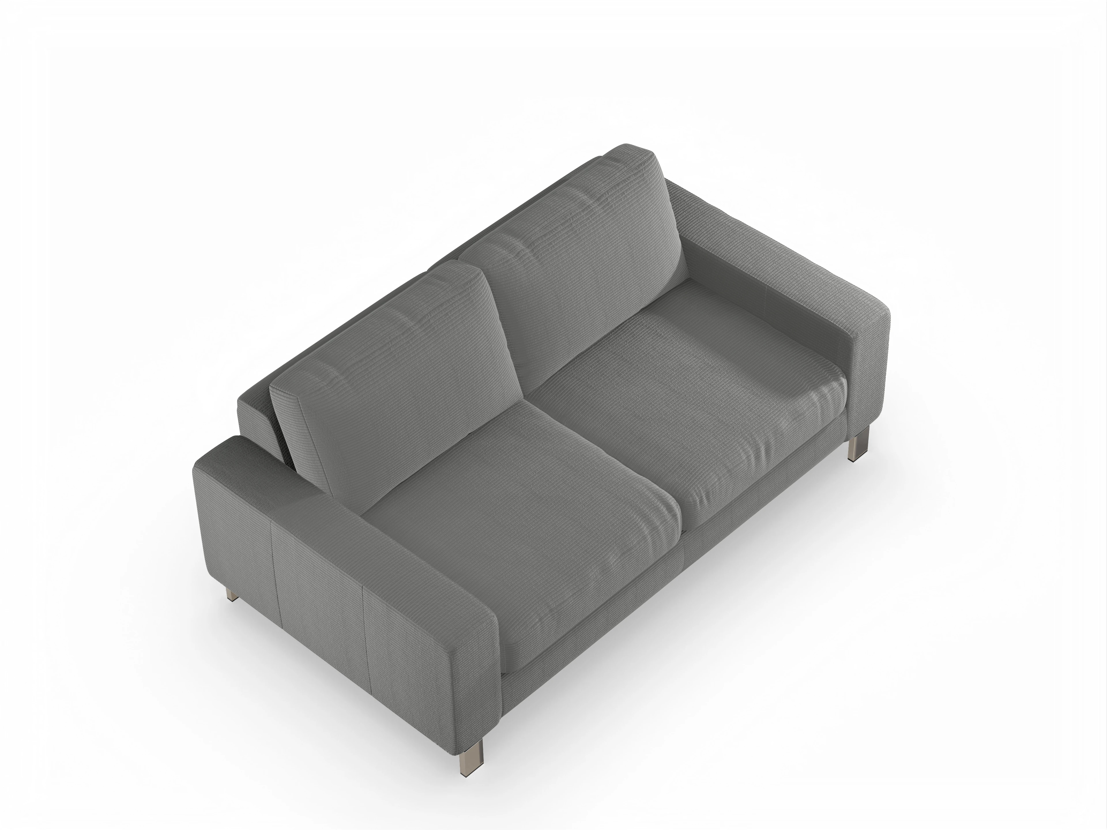 Ansicht des Produktes Indiana 2-Sitzer Sofa in Stoff Grau