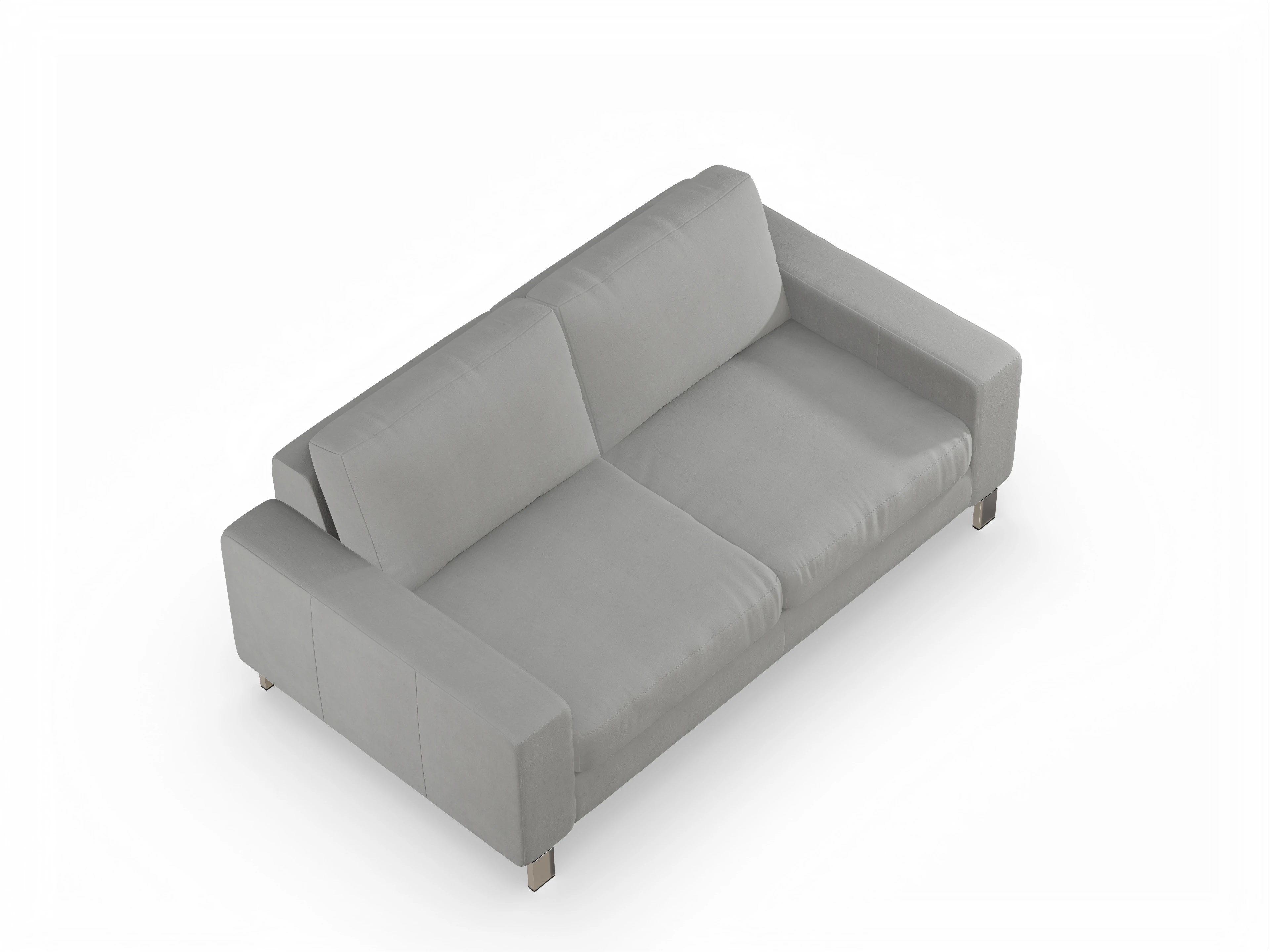 Ansicht des Produktes Indiana 2-Sitzer Sofa in Stoff Grau