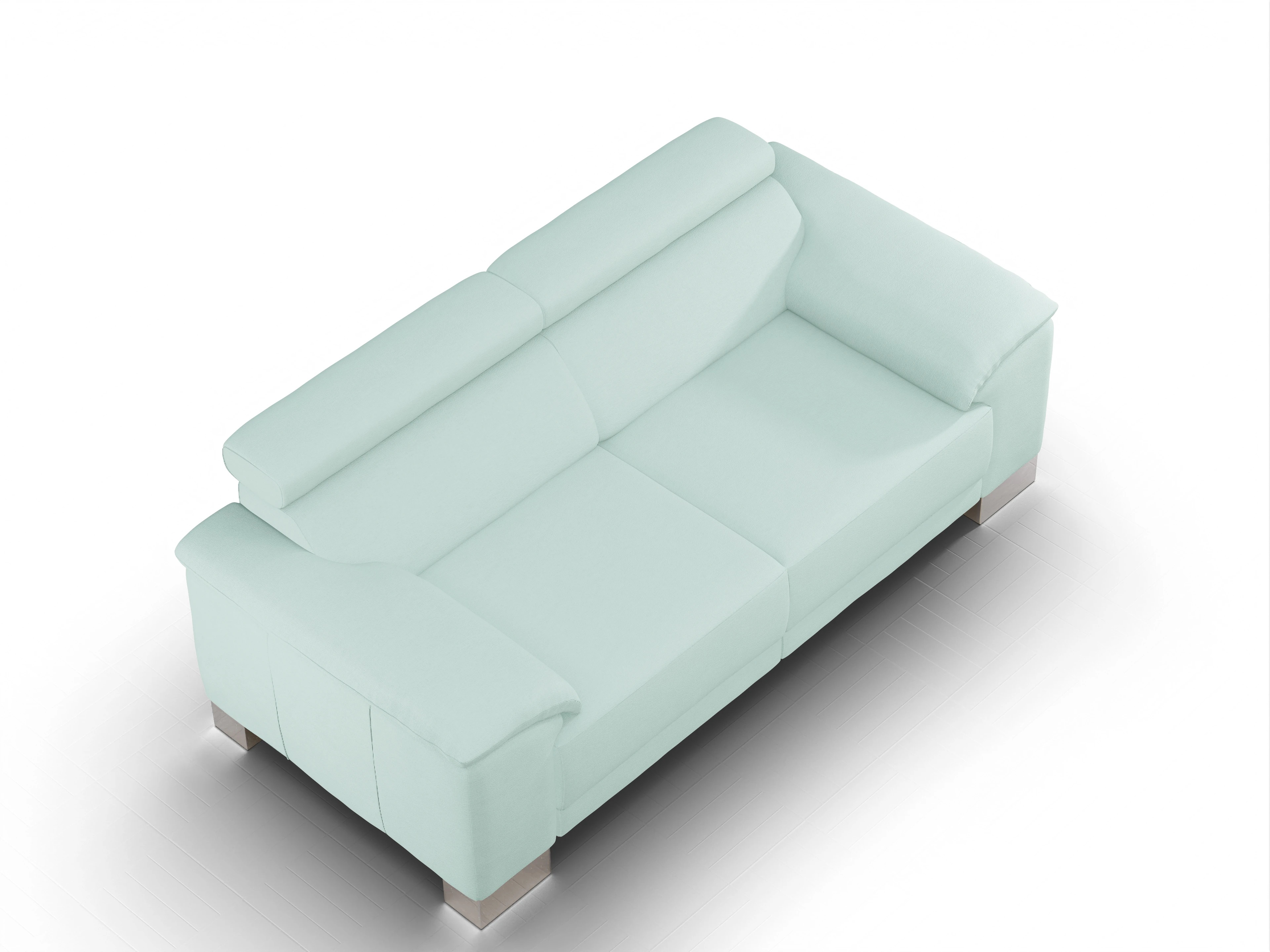 Ansicht des Produktes Antonio 2-Sitzer Sofa in Stoff Grün