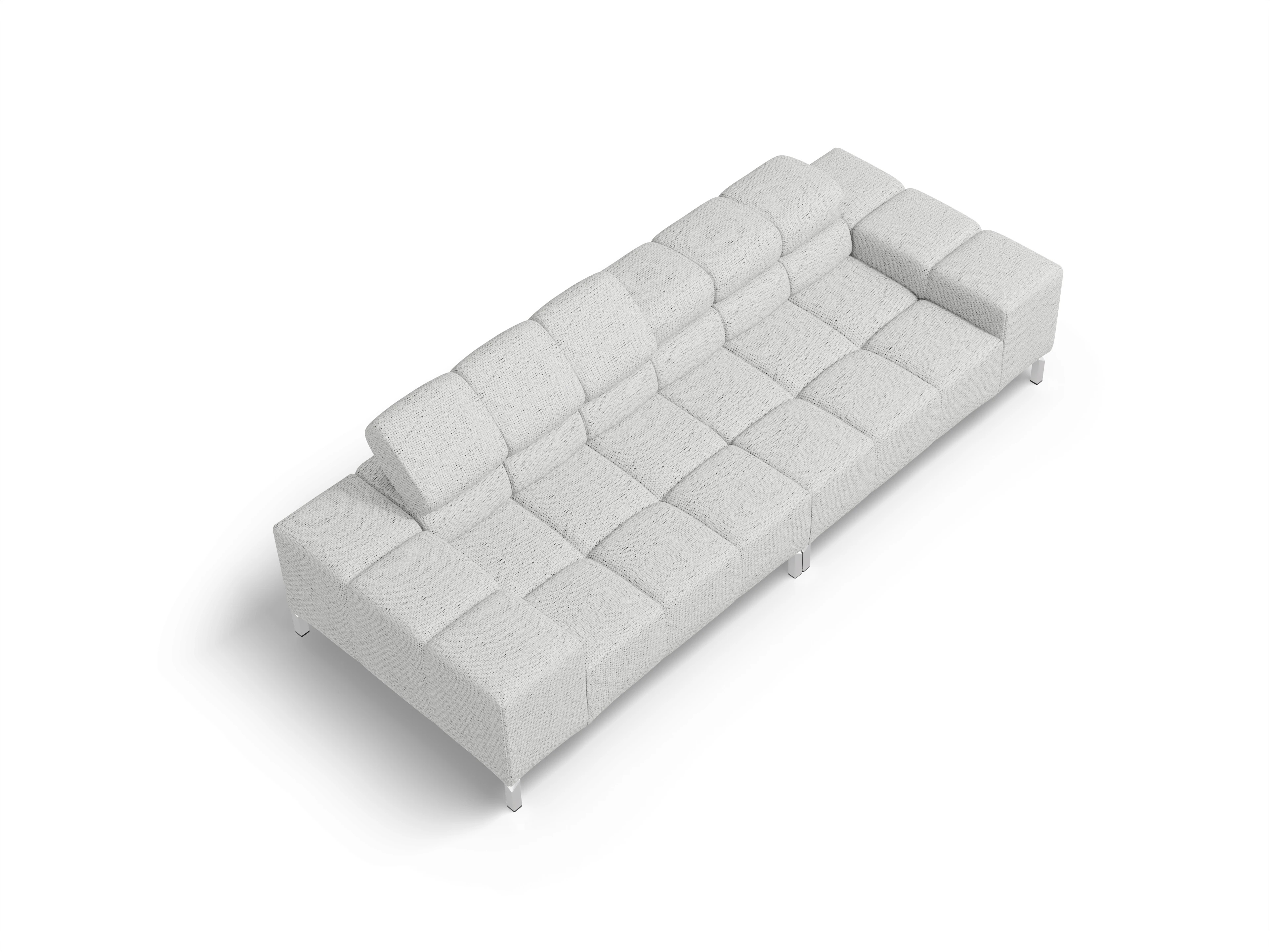 Ansicht des Produktes Wilo 3-Sitzer Sofa in Stoff Grau