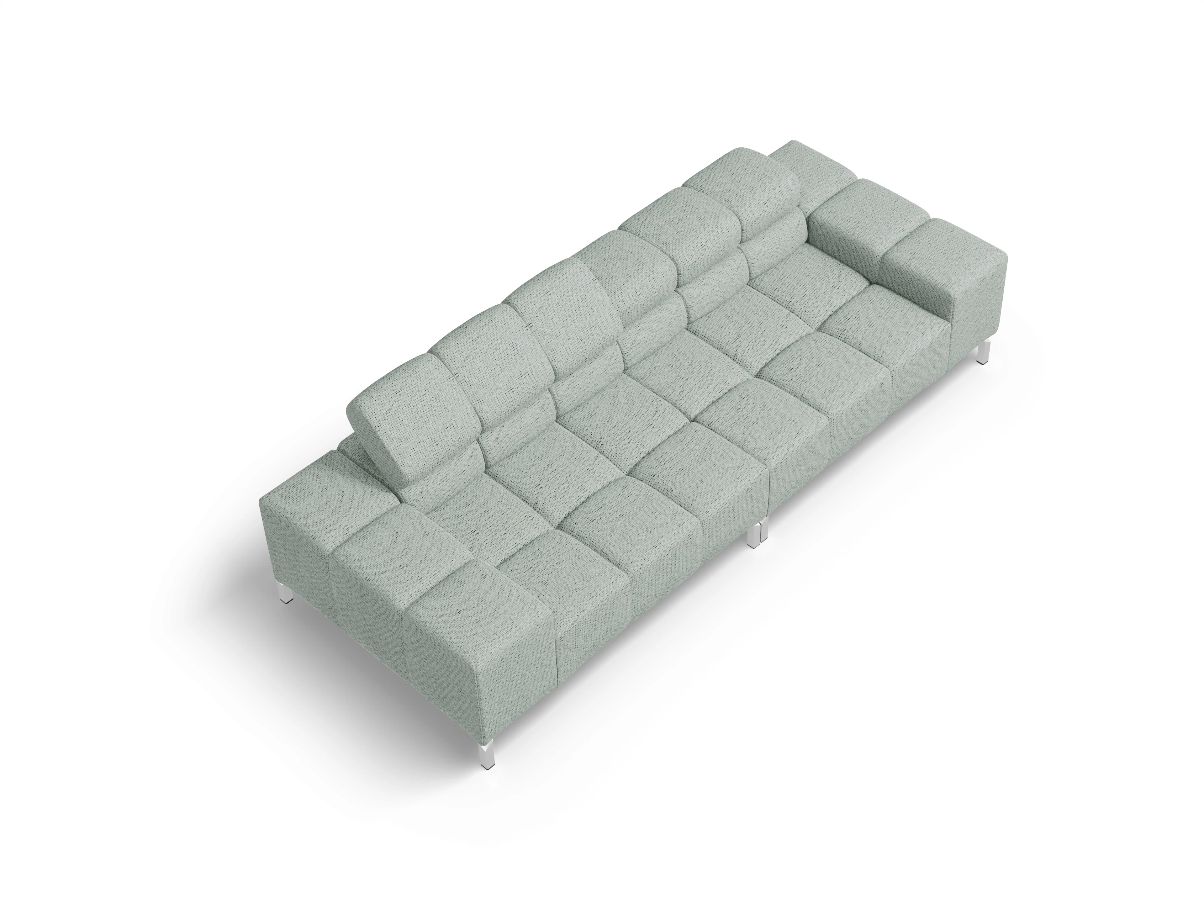 Ansicht des Produktes Wilo 3-Sitzer Sofa in Stoff Grau