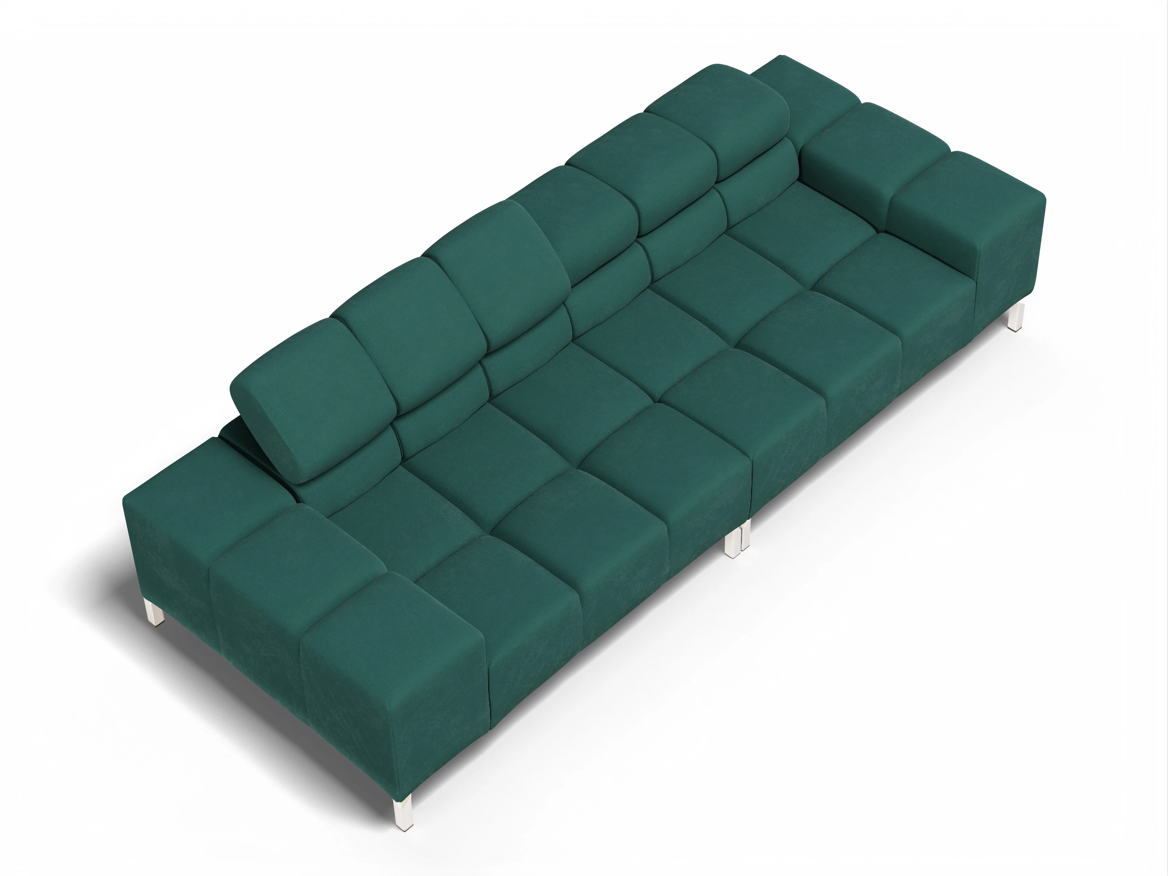 Ansicht des Produktes Wilo 3-Sitzer Sofa in Stoff Grün