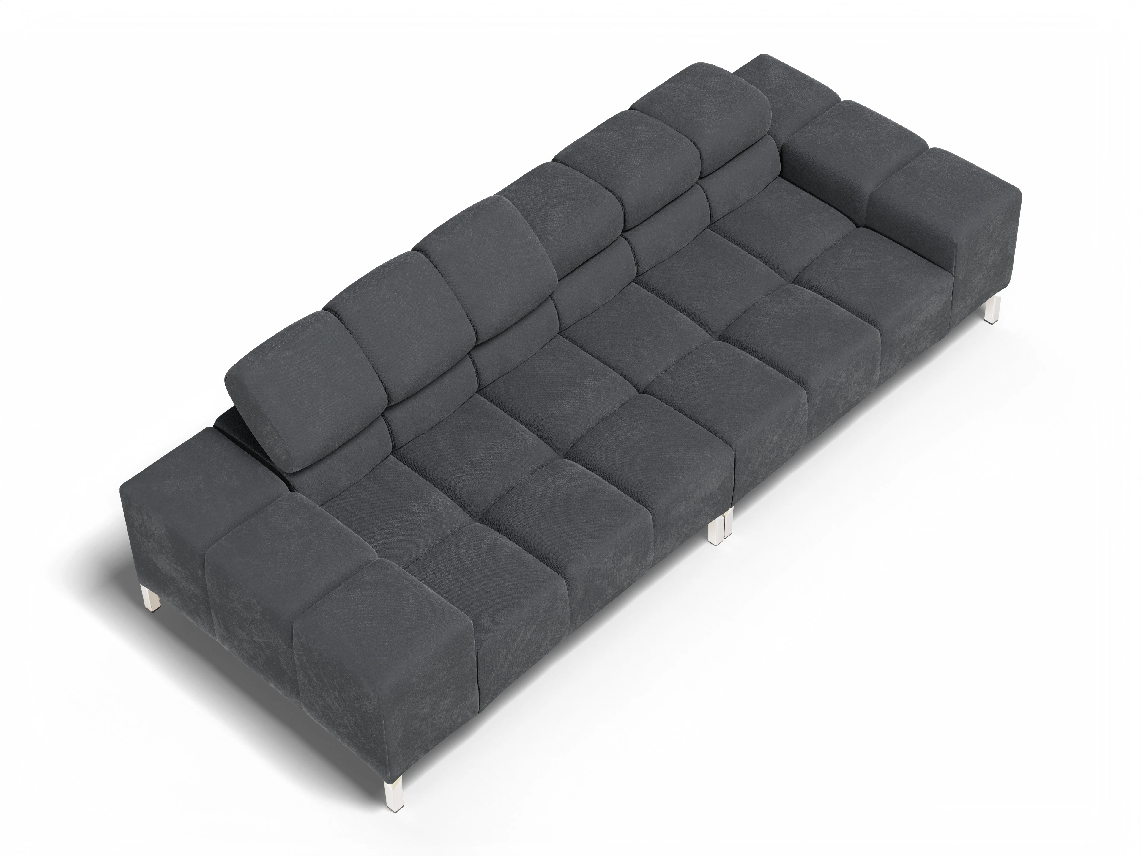 Ansicht des Produktes Wilo 3-Sitzer Sofa in Stoff Braun