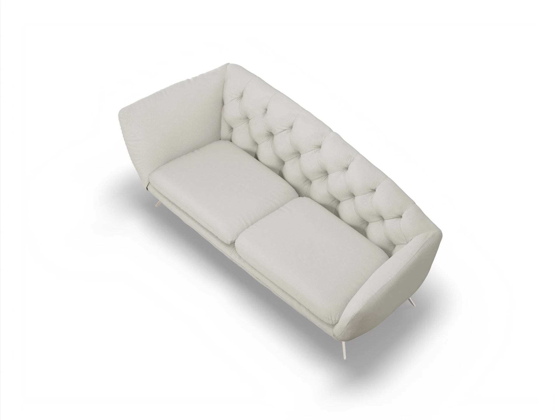 Ansicht des Produktes Seca Ottomane ohne Bettkasten in Stoff Beige