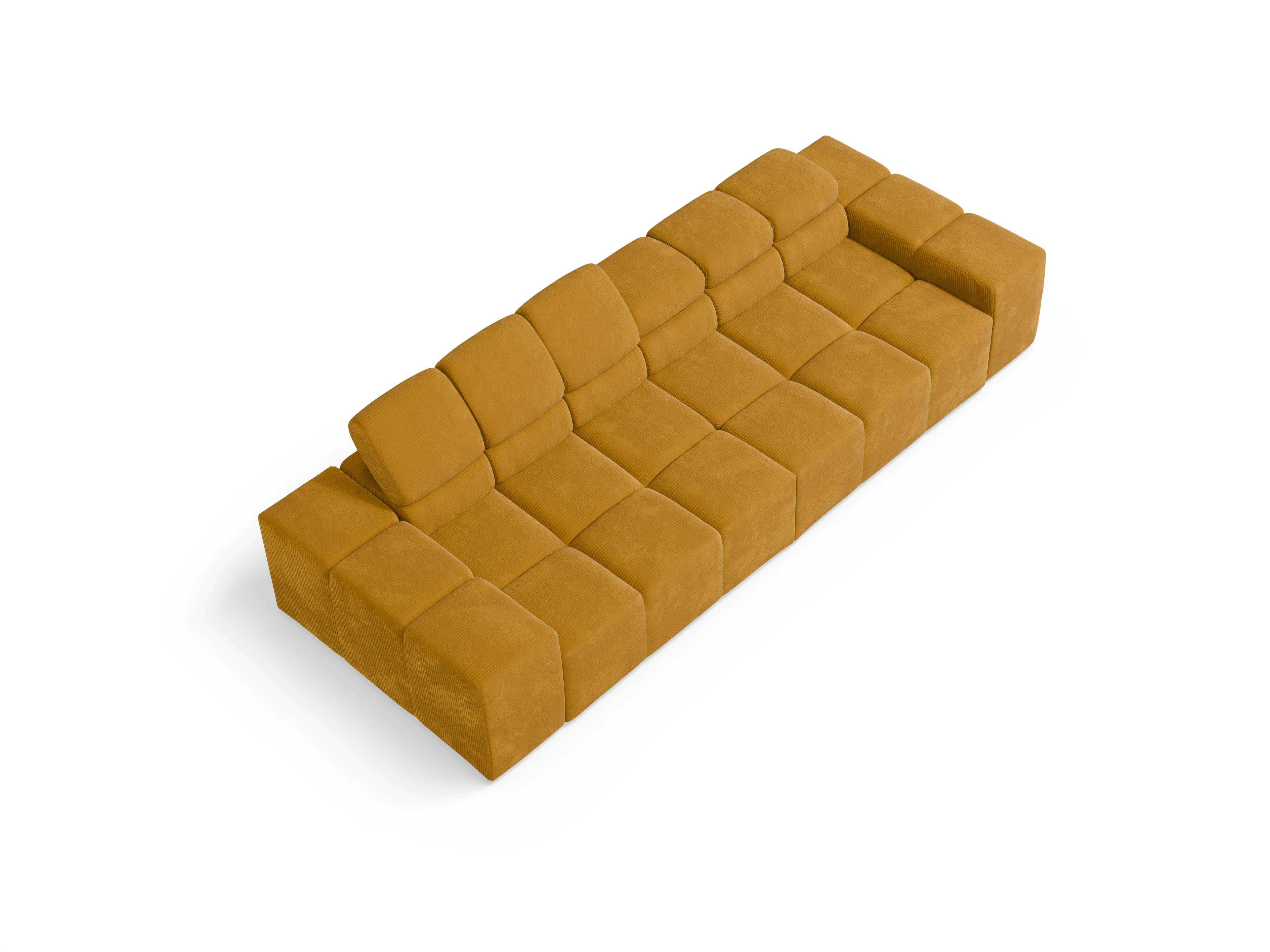 Camara 3-Sitzer Sofa Ansicht des Produktes Camara 2.0 3-Sitzer Sofa in Stoff Gelb