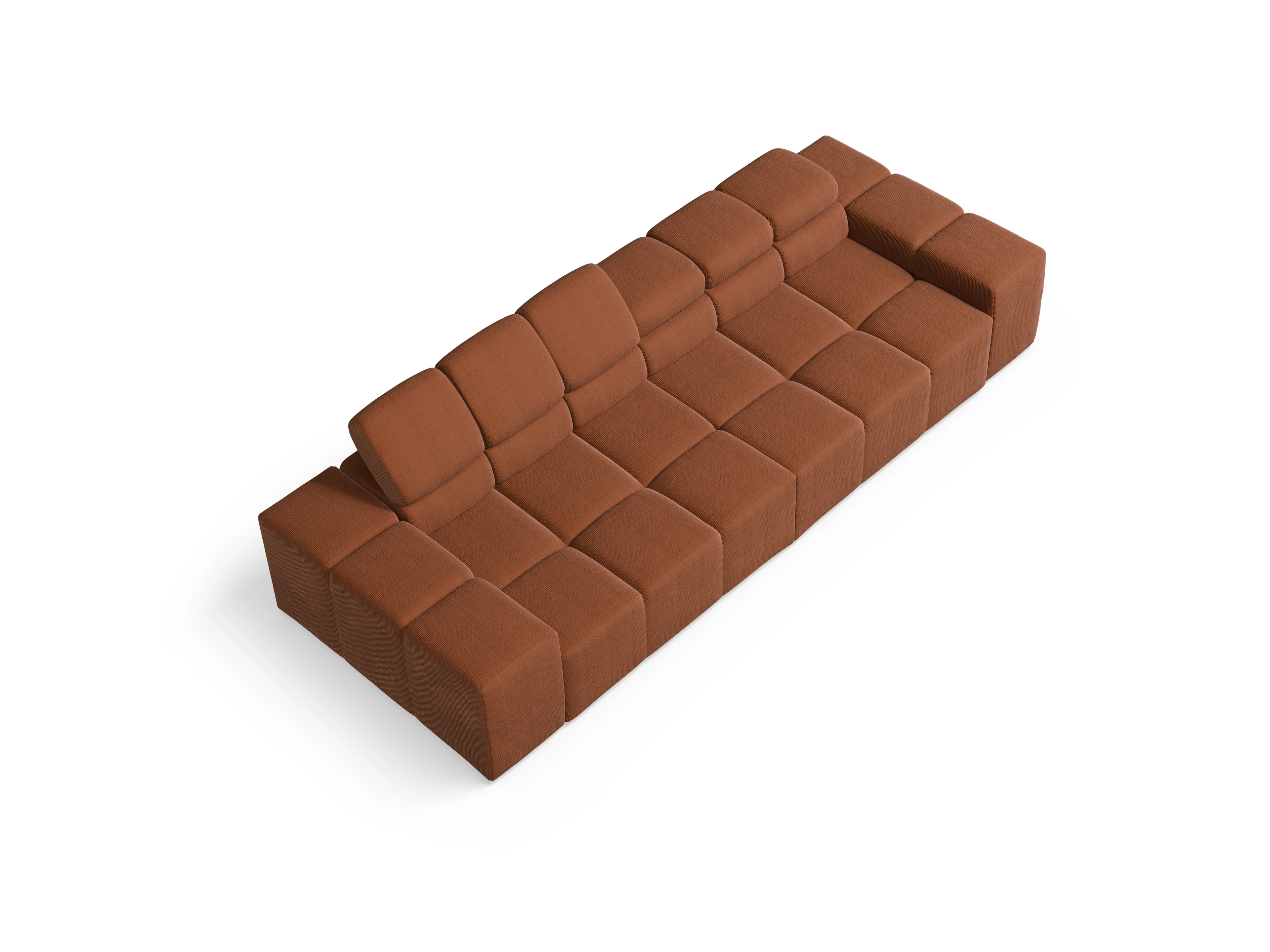 Camara 3-Sitzer Sofa Ansicht des Produktes Camara 2.0 3-Sitzer Sofa in Stoff Orange