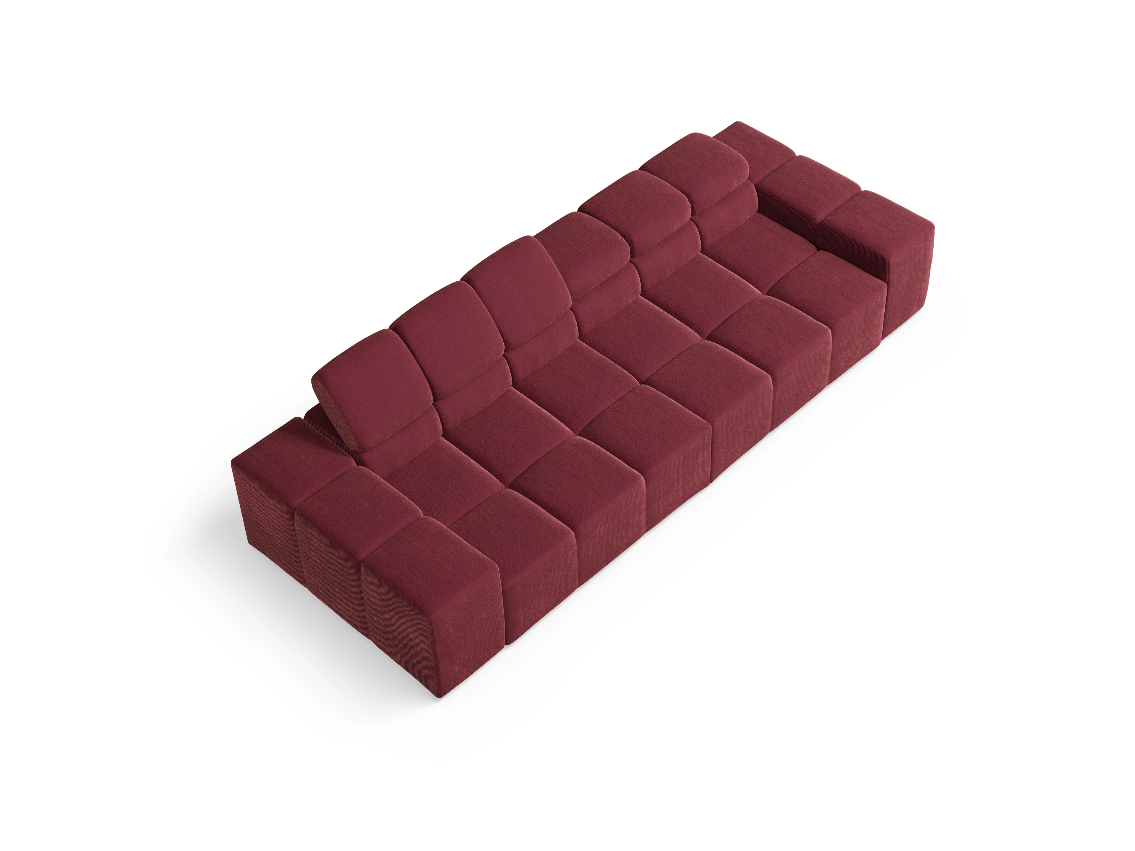 Camara 3-Sitzer Sofa Ansicht des Produktes Camara 2.0 3-Sitzer Sofa in Stoff Rot