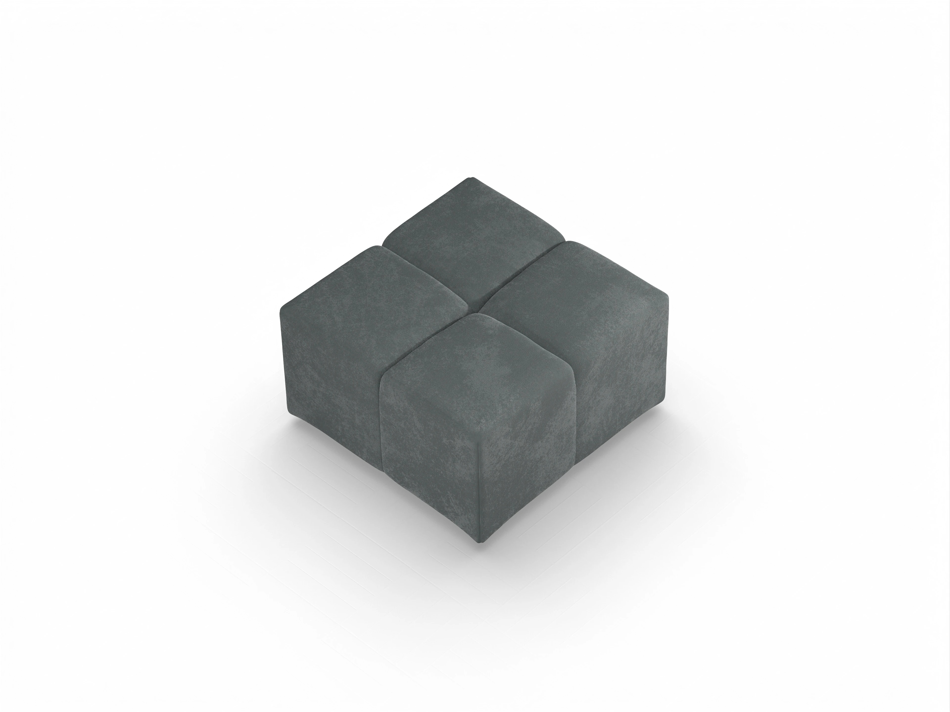 Ansicht des Produktes Camara 2.0 Hocker in Stoff Grau