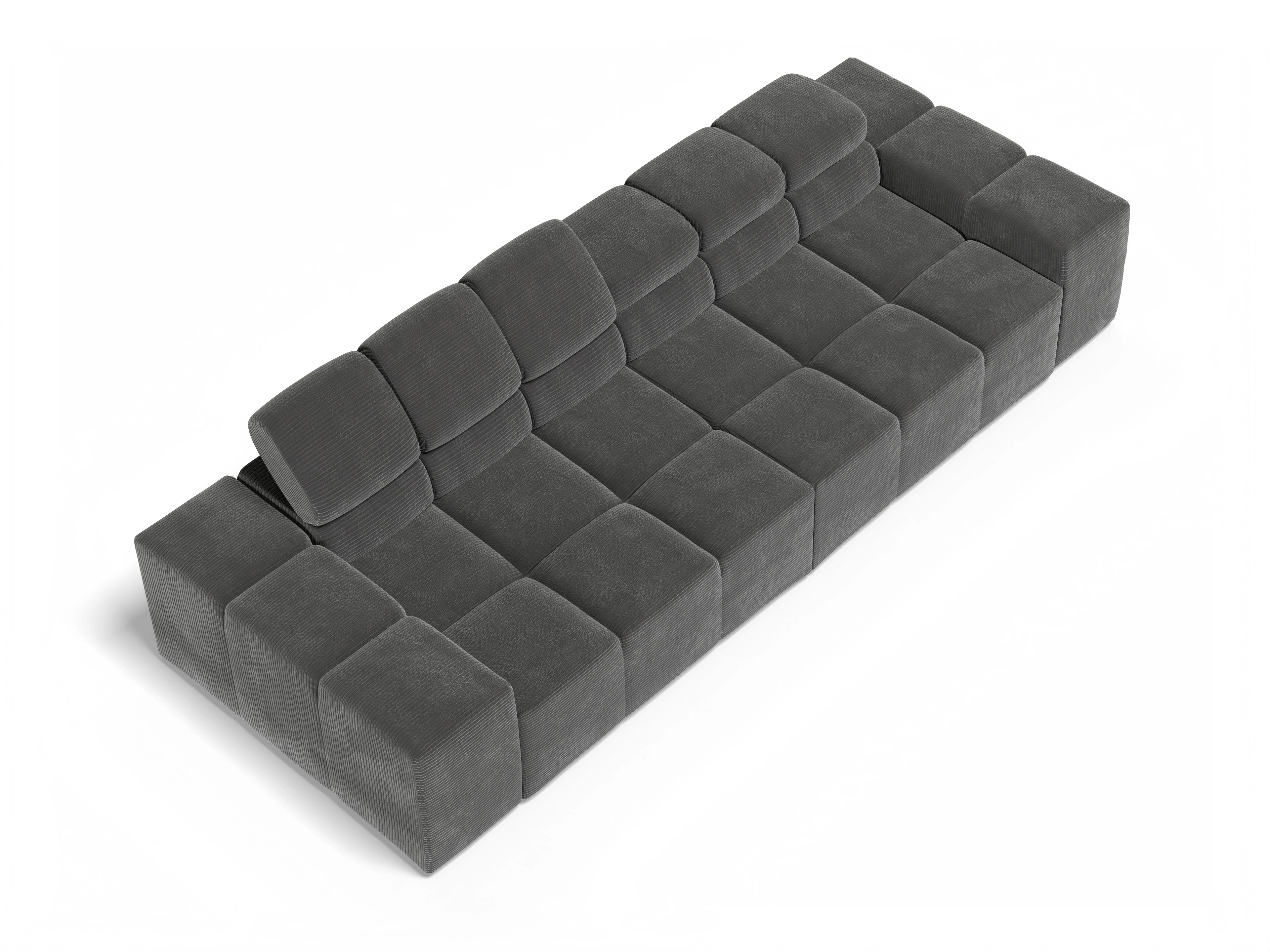 Ansicht des Produktes Camara 2.0 3-Sitzer Sofa in Stoff Grau