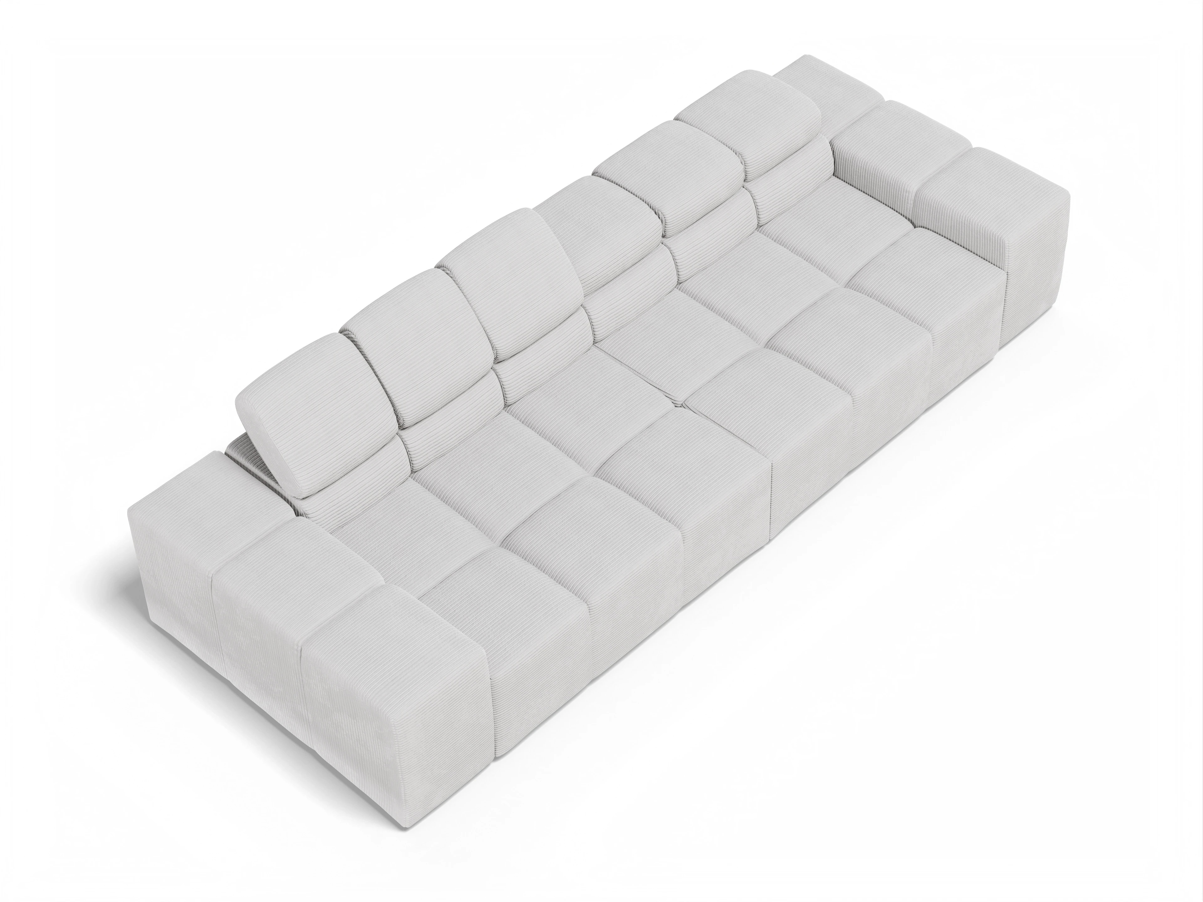 Ansicht des Produktes Camara 2.0 3-Sitzer Sofa in Stoff Grau