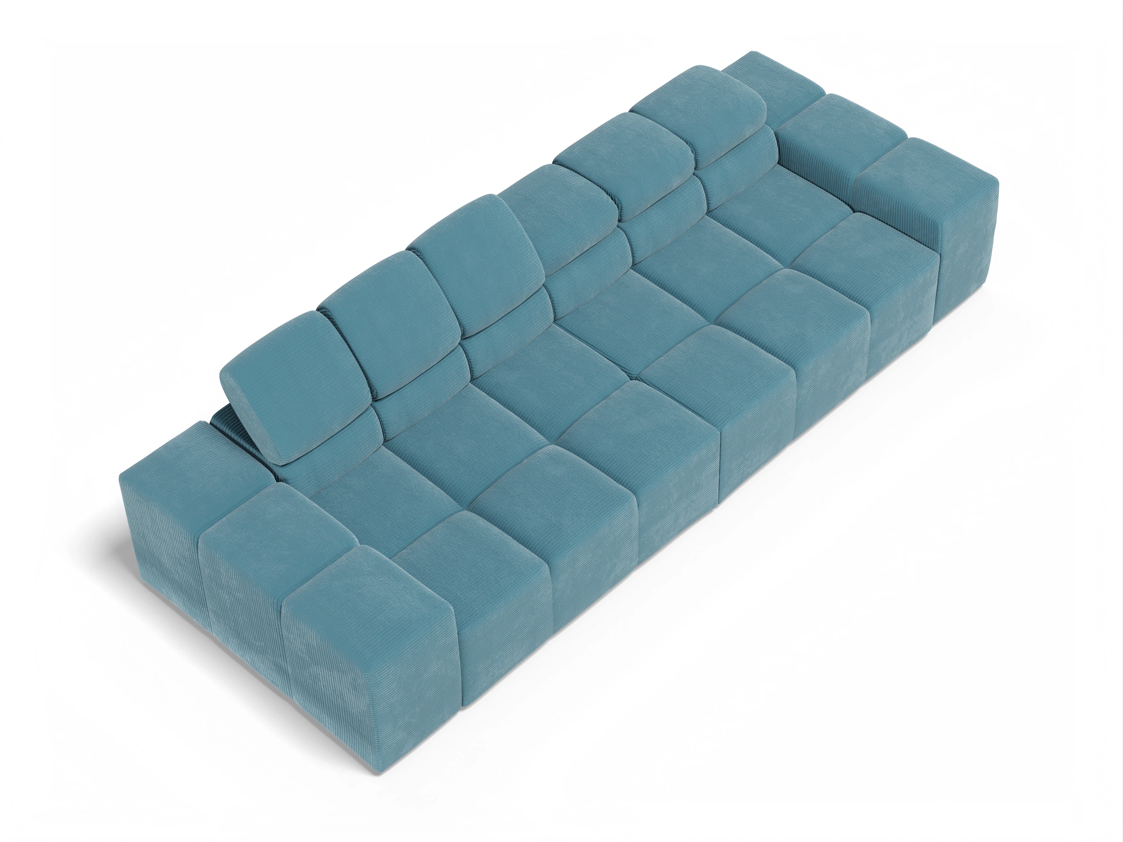 Ansicht des Produktes Camara 2.0 3-Sitzer Sofa in Stoff Blau